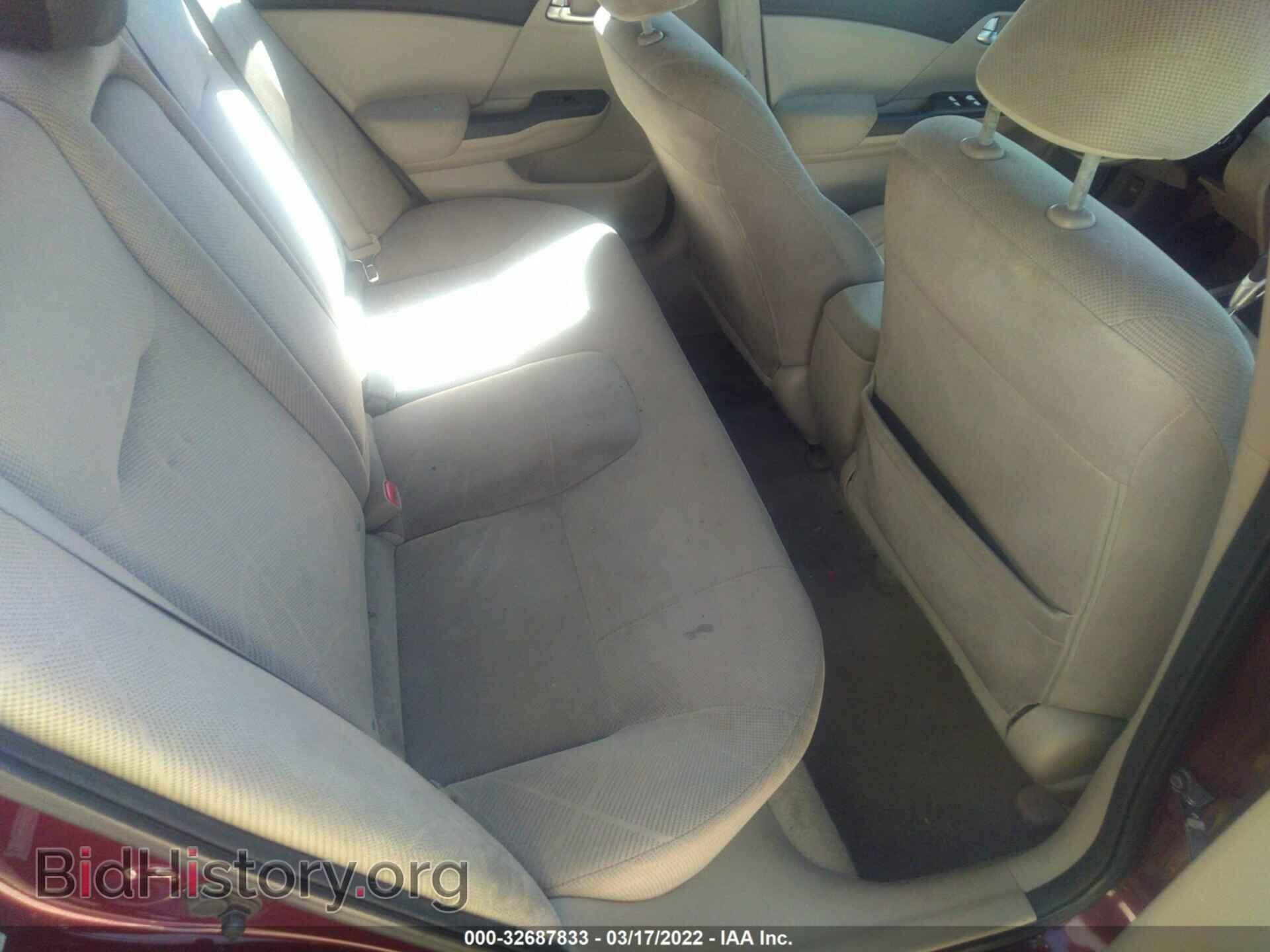 2012 HONDA CIVIC SDN - VIN: 2HGFB2F83CH514911 - Фото 8