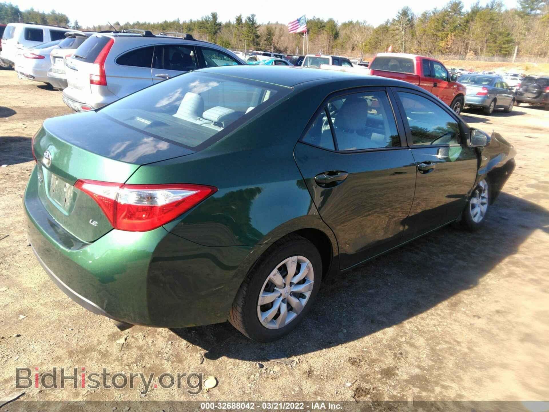 2014 TOYOTA COROLLA - VIN: 2T1BURHEXEC024496 - Фото 4