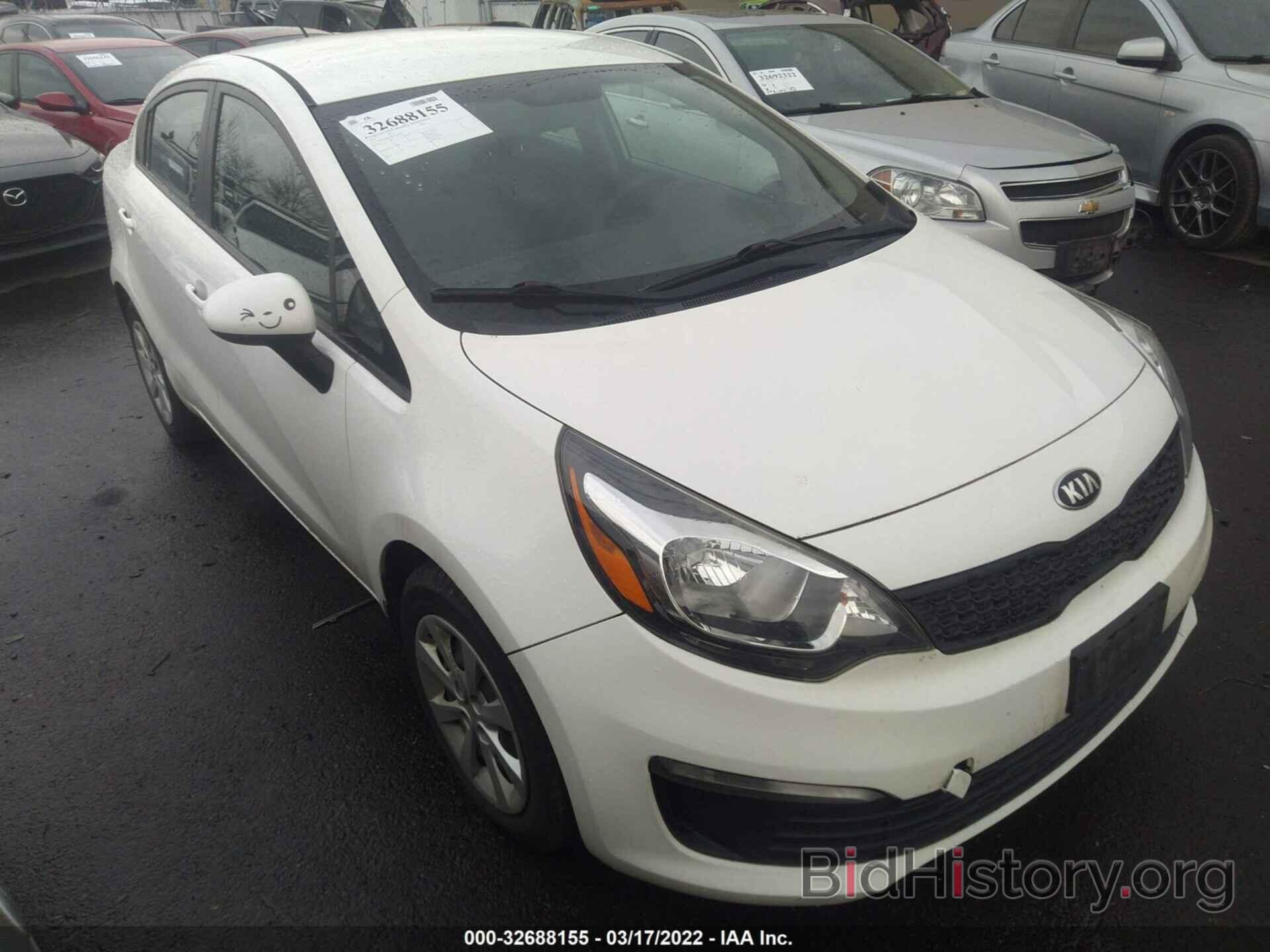 Photo KNADM4A38G6584089 - KIA RIO 2016