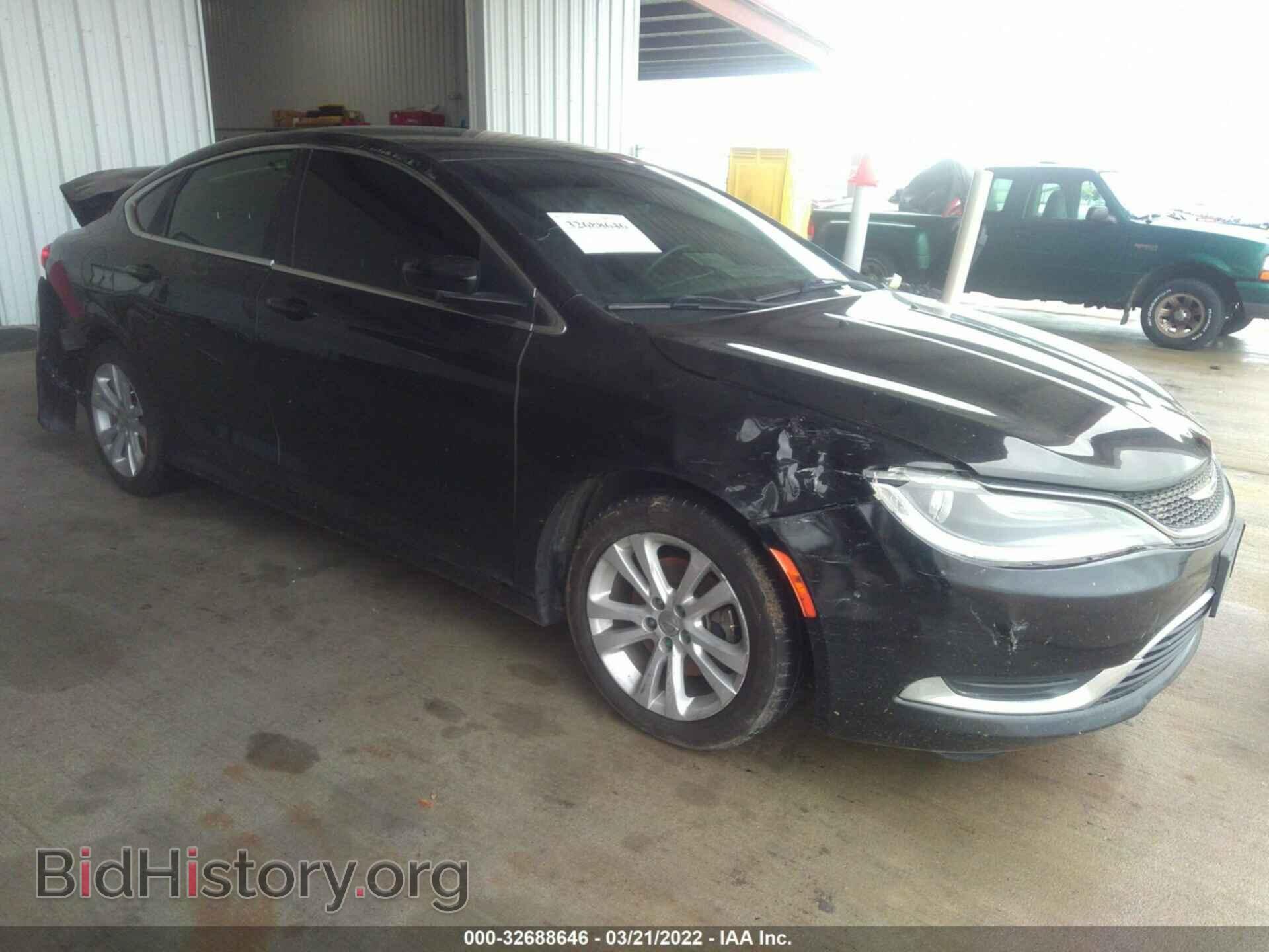 Фотография 1C3CCCAB2GN102259 - CHRYSLER 200 2016