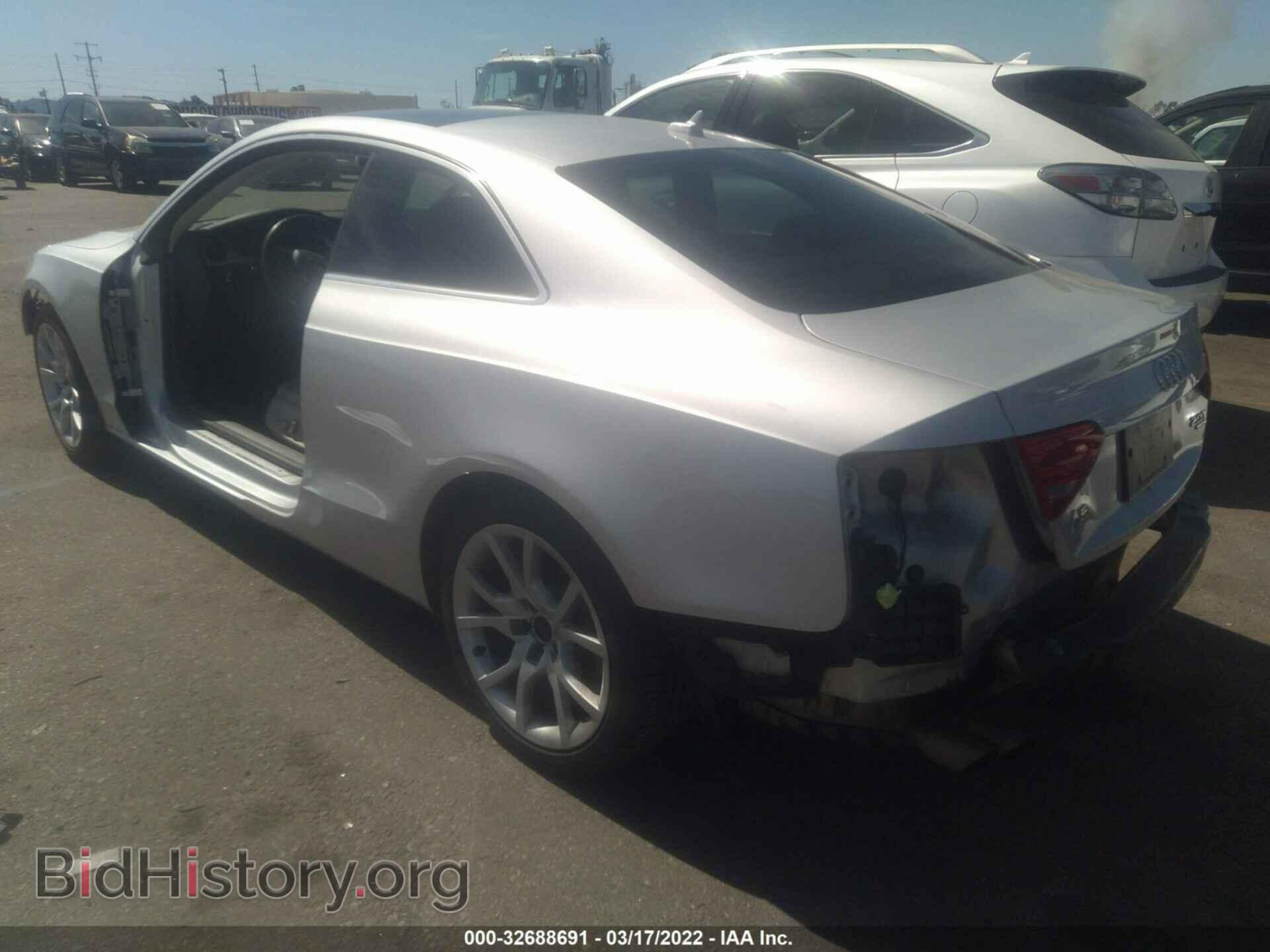 2012 AUDI A5 - VIN: WAULFAFRXCA013762 - Фото 3