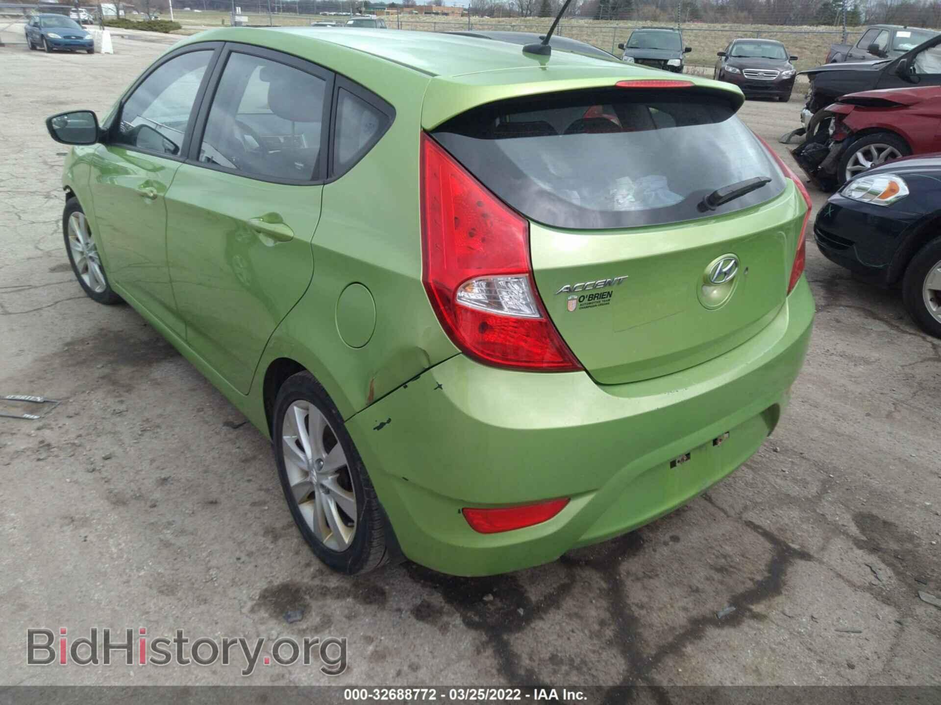 2014 HYUNDAI ACCENT - VIN: KMHCU5AEXEU177305 - Фото 3