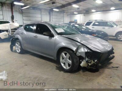 2013 Dodge AVENGER SE, silver — VIN 1C3CDZAB5DN518415, IAAI