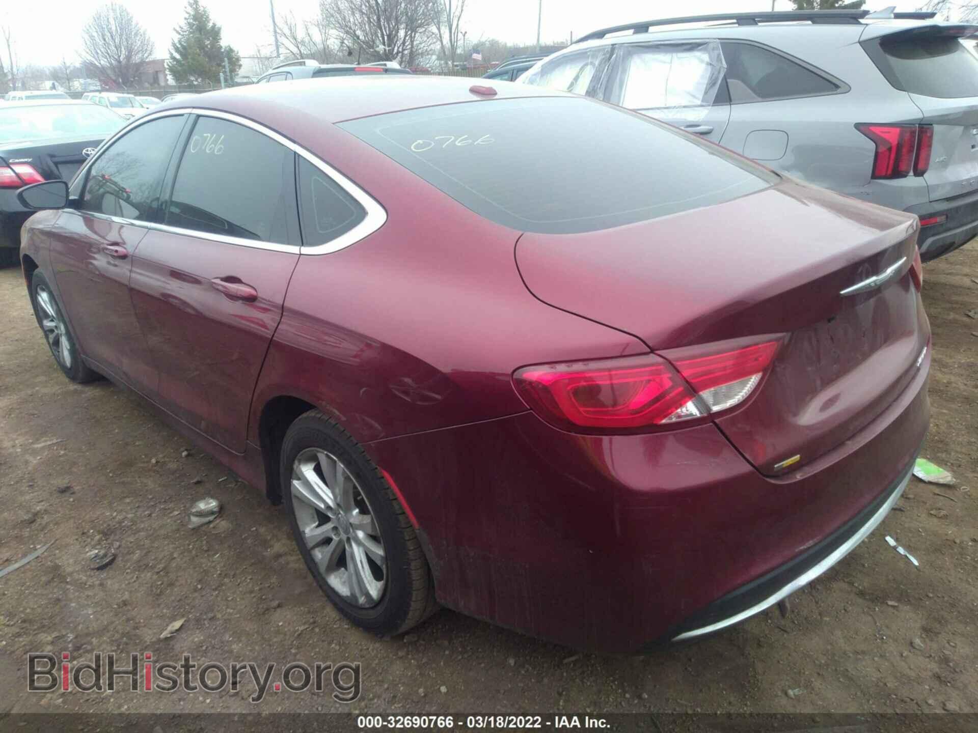 2015 CHRYSLER 200 - VIN: 1C3CCCAB1FN611676 - Фото 3