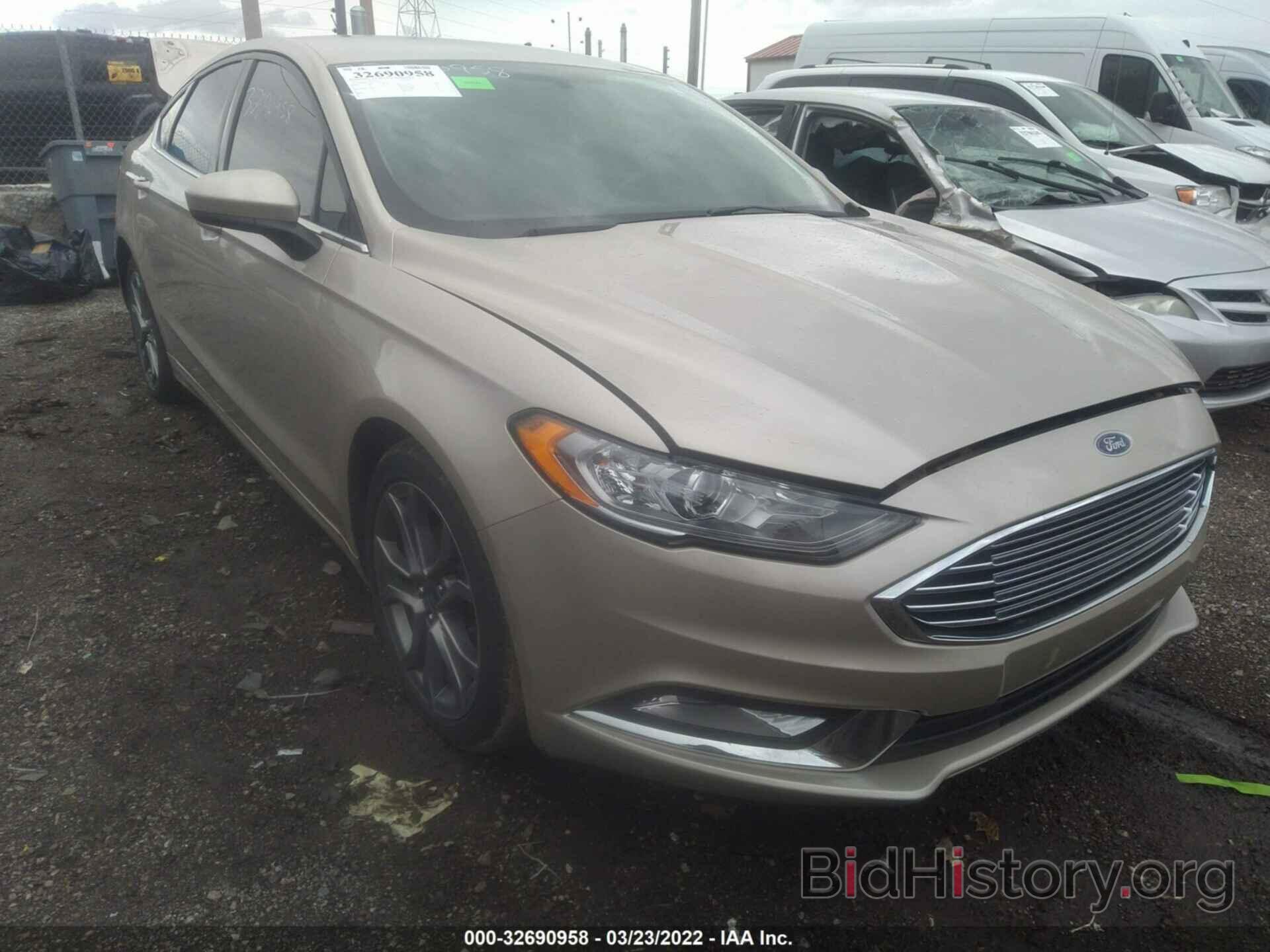 Photo 3FA6P0H71HR395119 - FORD FUSION 2017