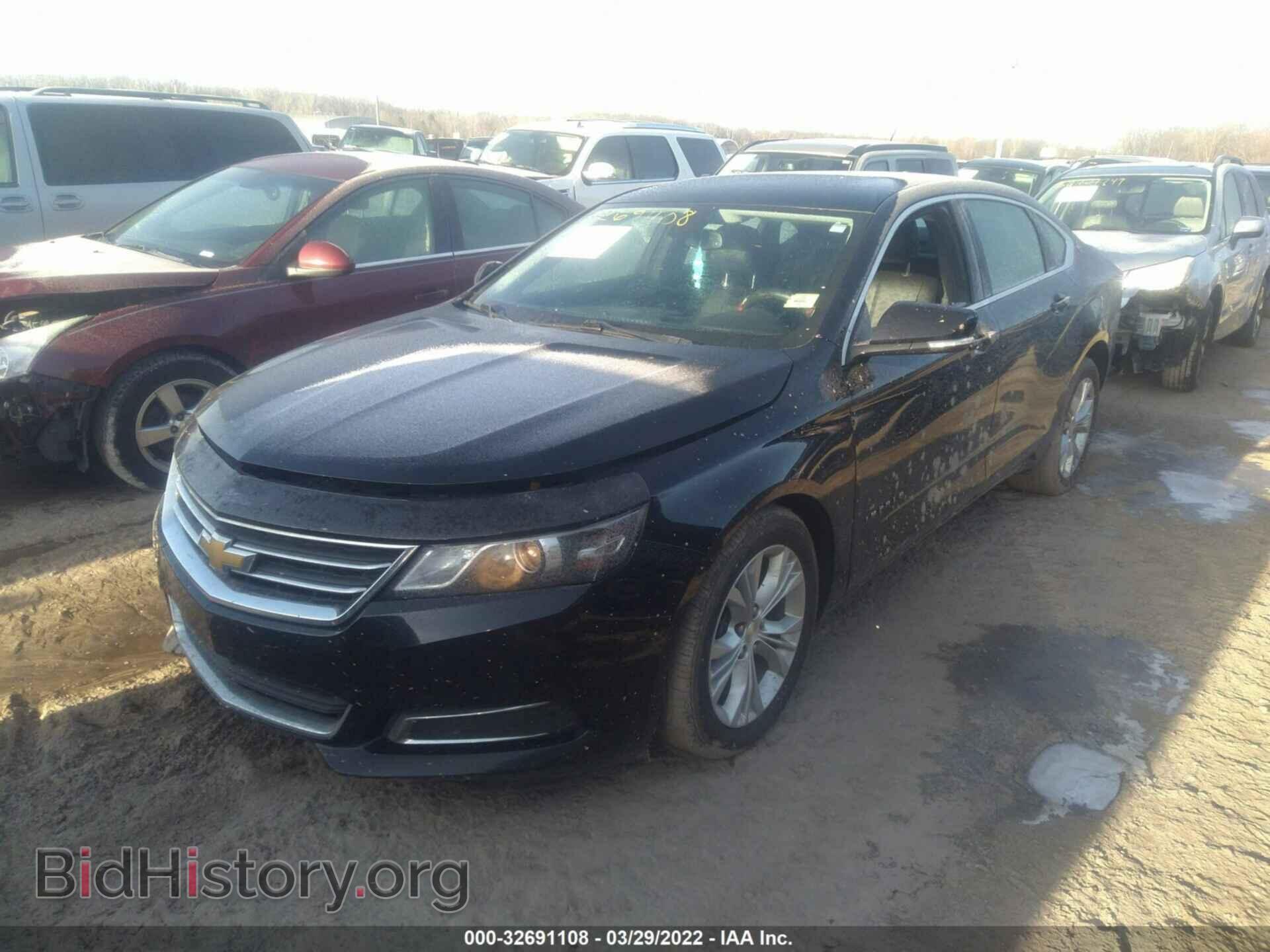 2014 CHEVROLET IMPALA - VIN: 2G1135SR1E9185444 - Фото 2