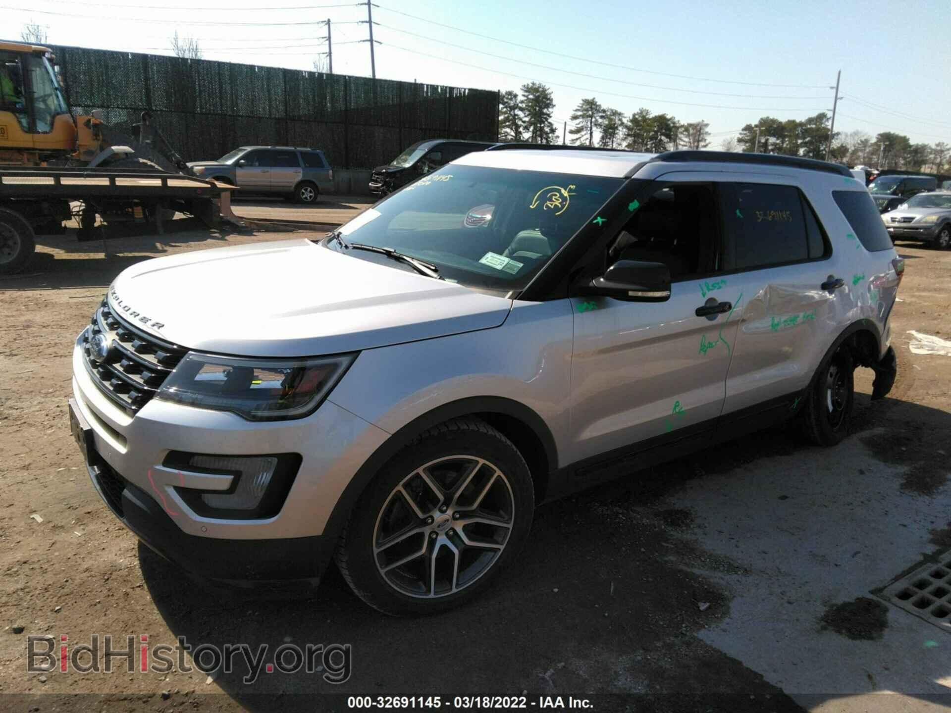 2016 FORD EXPLORER - VIN: 1FM5K8GT2GGC25175 - Фото 2