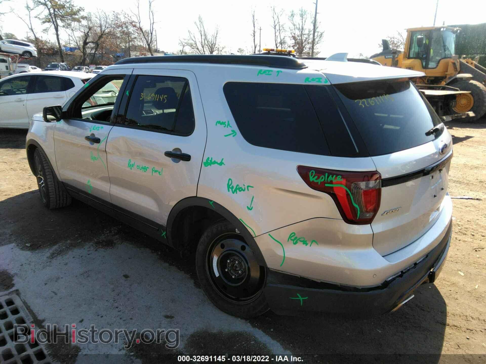 2016 FORD EXPLORER - VIN: 1FM5K8GT2GGC25175 - Фото 3