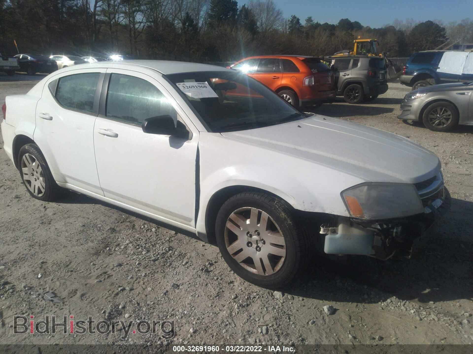 Photo 1C3CDZAB4CN214426 - DODGE AVENGER 2012