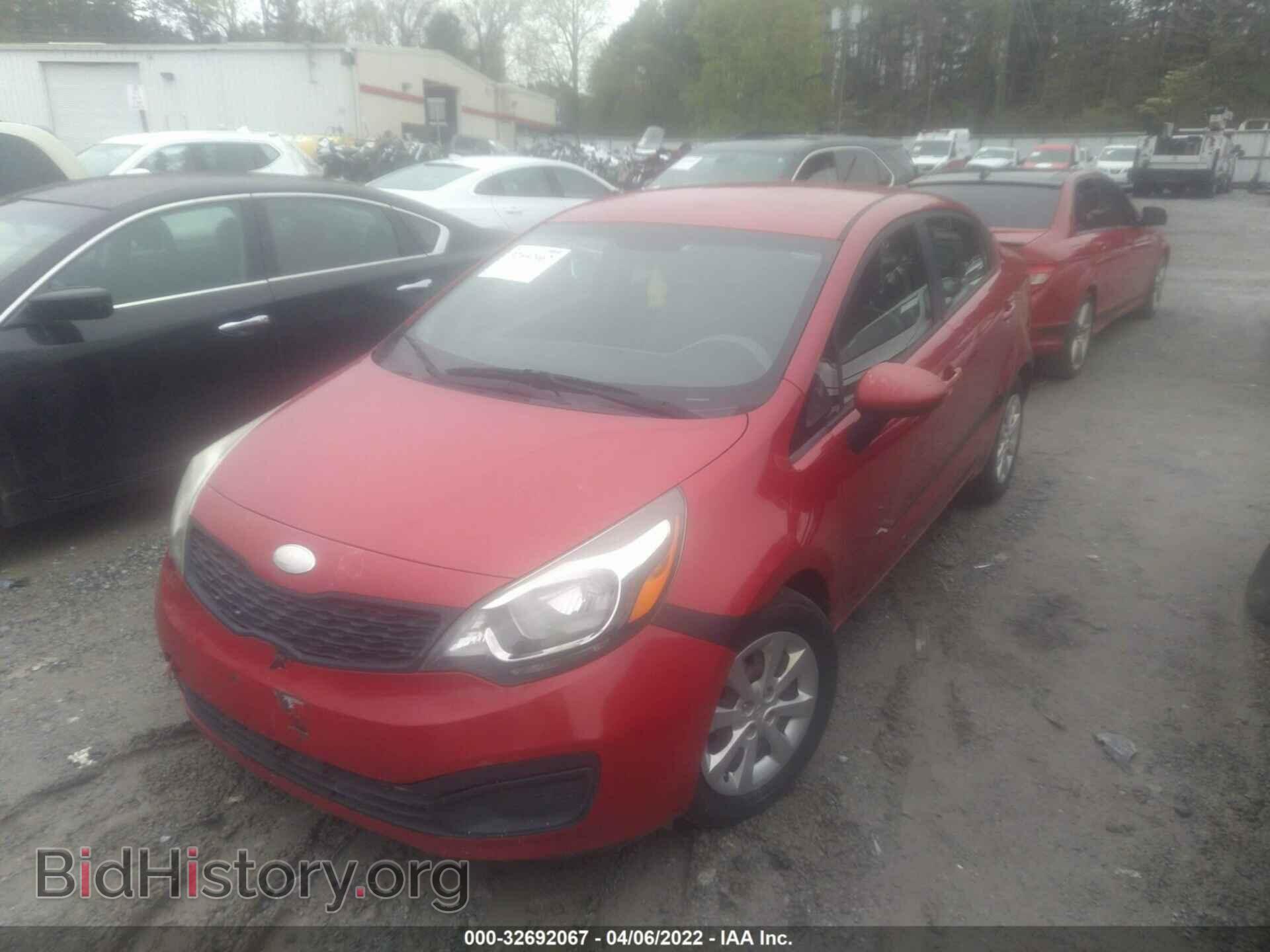 2014 KIA RIO - VIN: KNADM4A35E6345130 - Фото 2