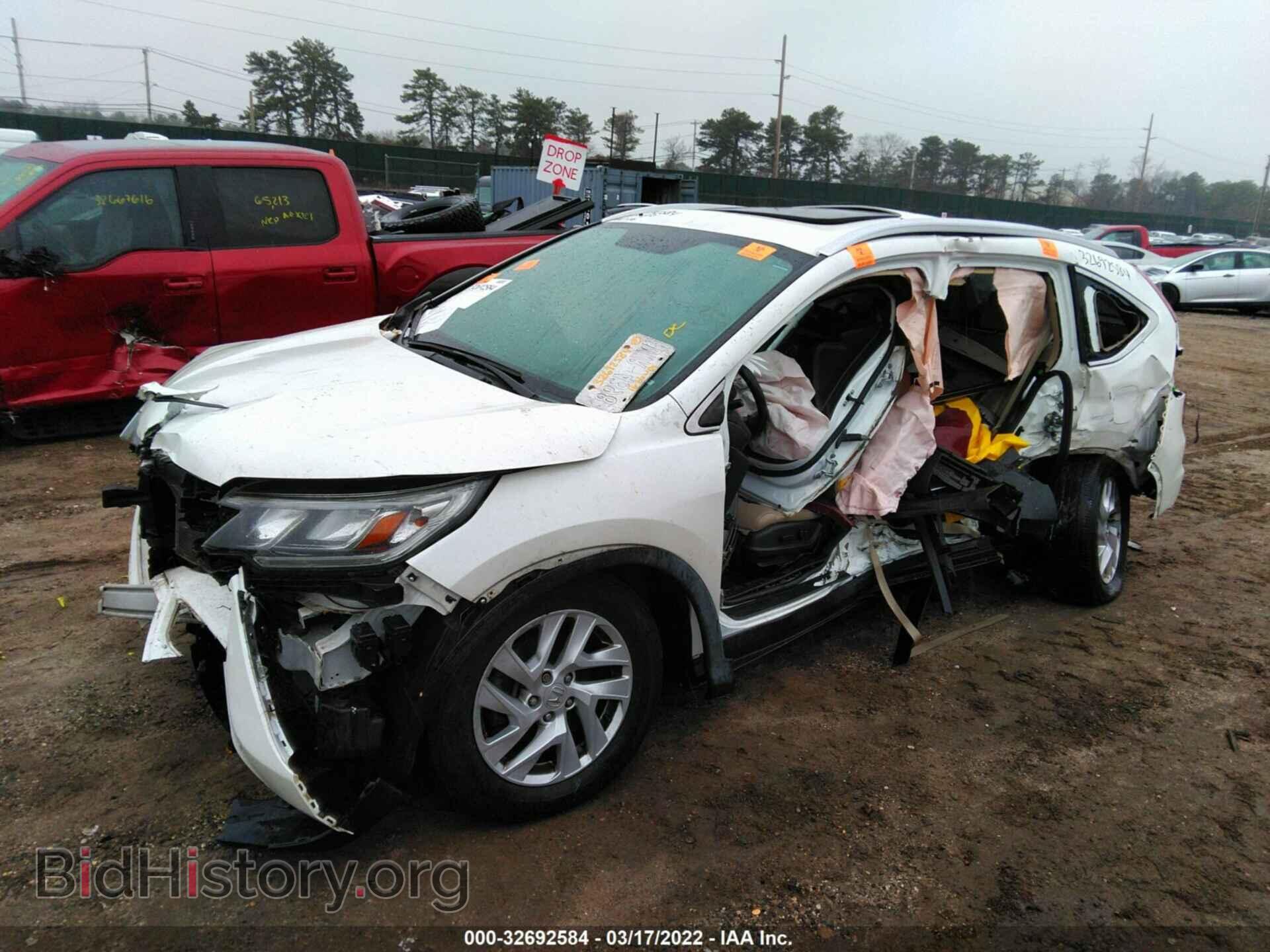 2016 HONDA CR-V - VIN: 5J6RM4H77GL021077 - Фото 2
