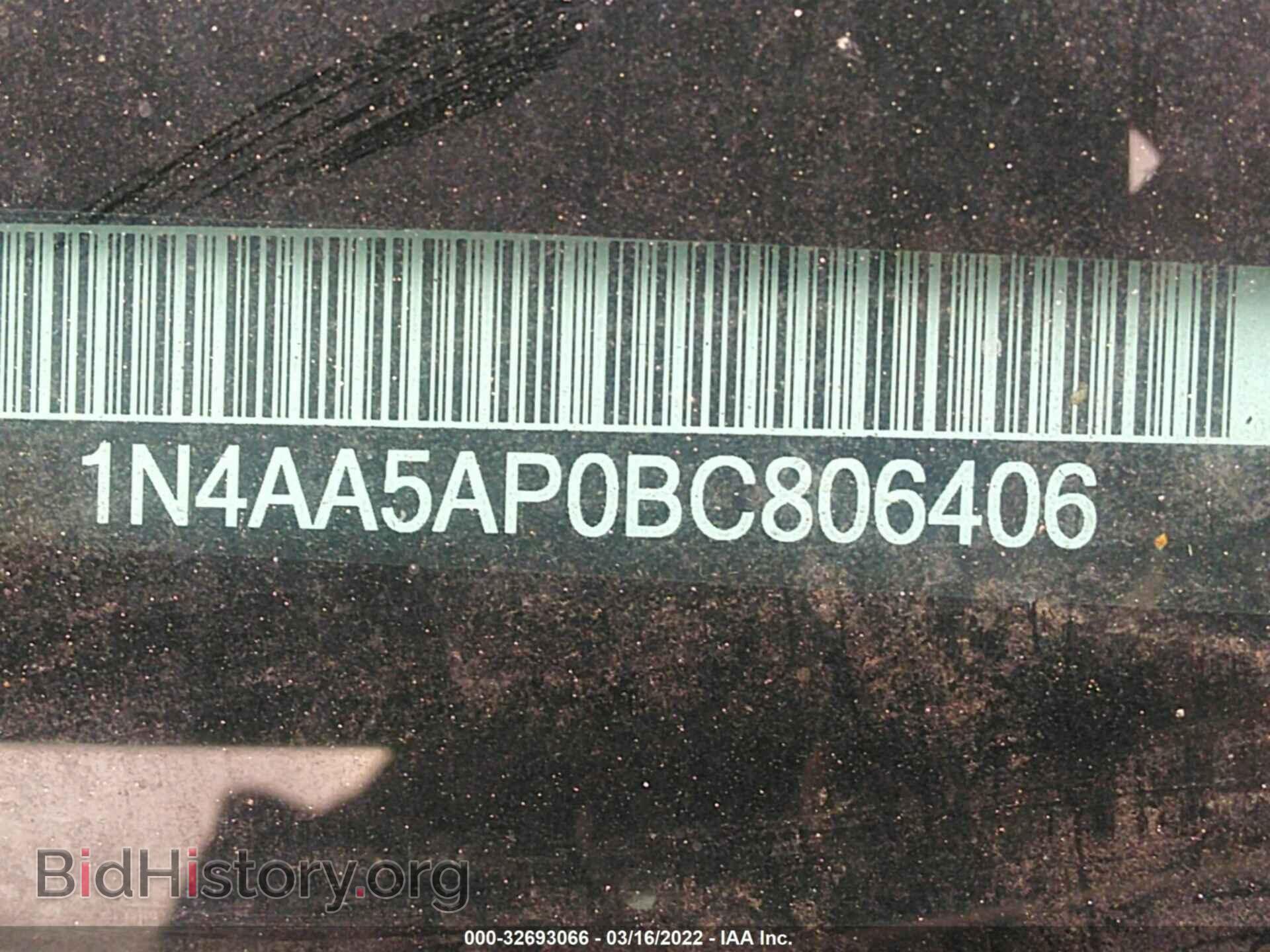 2011 NISSAN MAXIMA - VIN: 1N4AA5AP0BC806406 - Фото 9