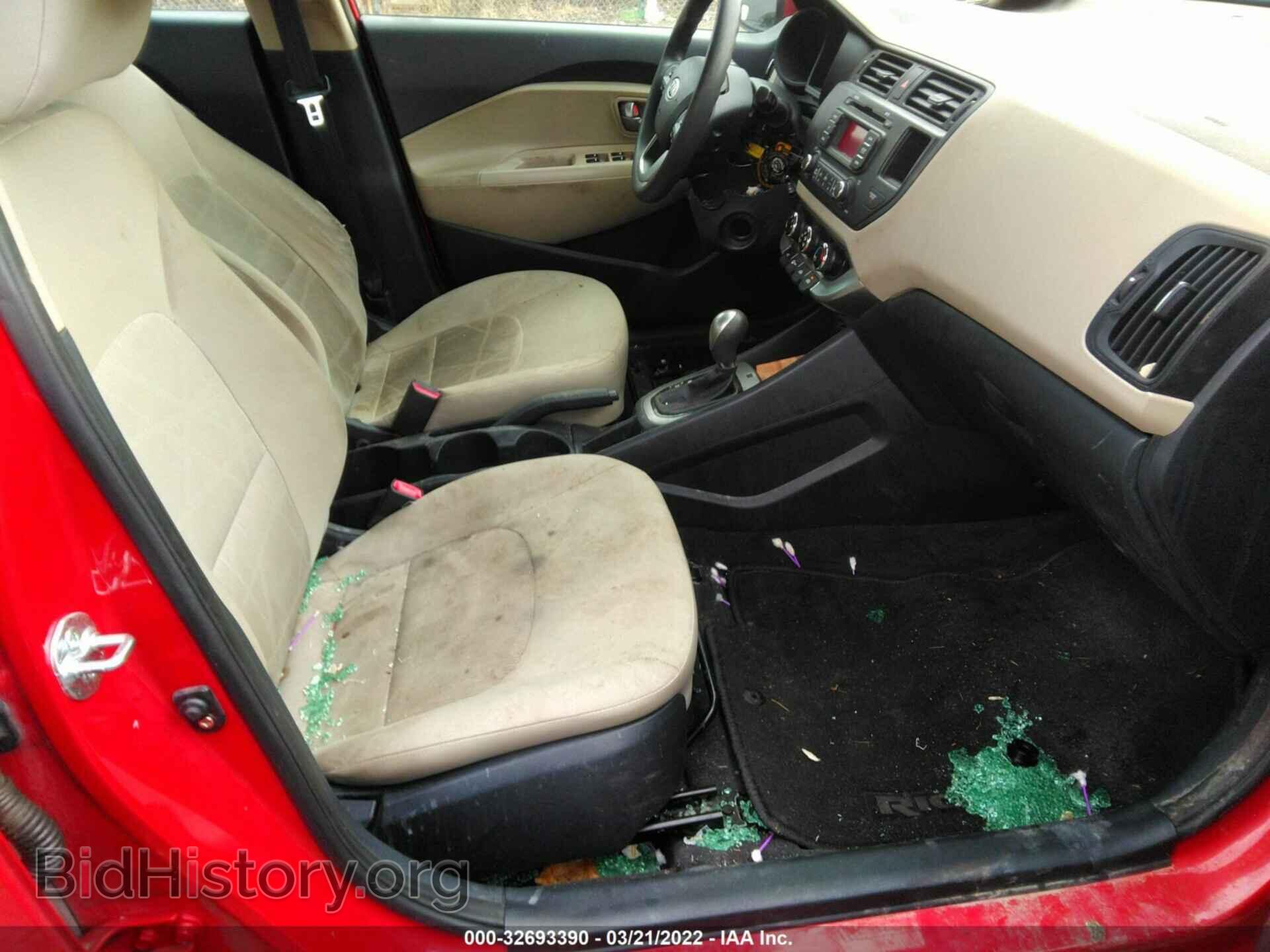 2013 KIA RIO - VIN: KNADM4A36D6107348 - Фото 5