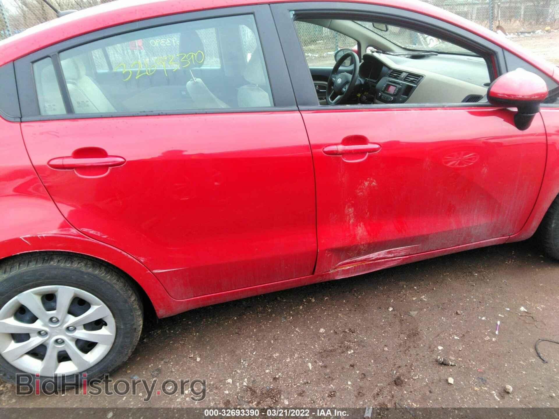 2013 KIA RIO - VIN: KNADM4A36D6107348 - Фото 6