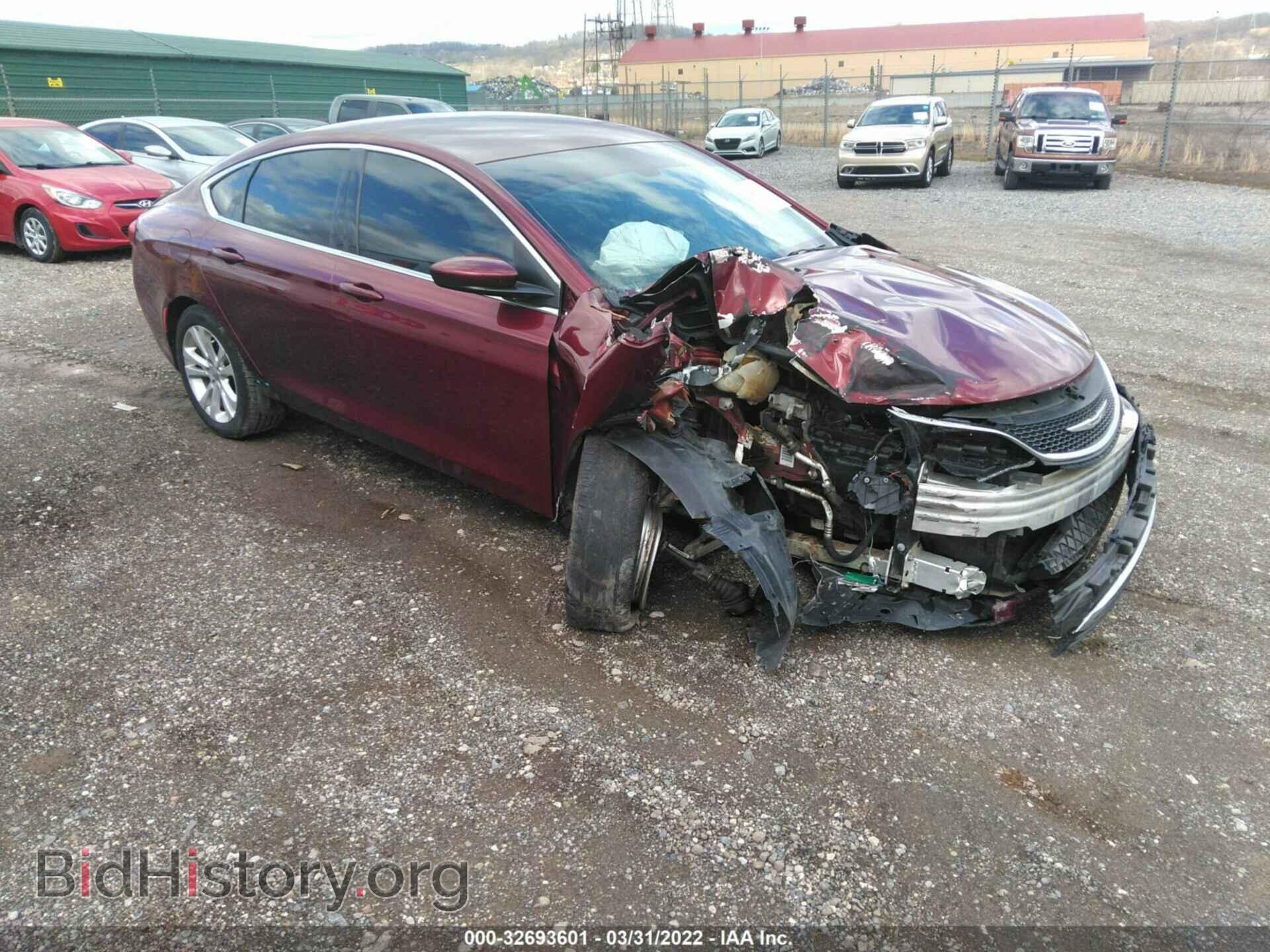 Фотография 1C3CCCAB2FN520934 - CHRYSLER 200 2015