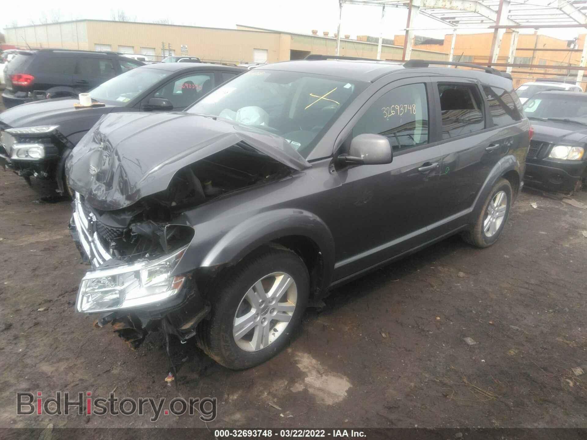 2012 DODGE JOURNEY - VIN: 3C4PDCBB0CT353803 - Фото 2