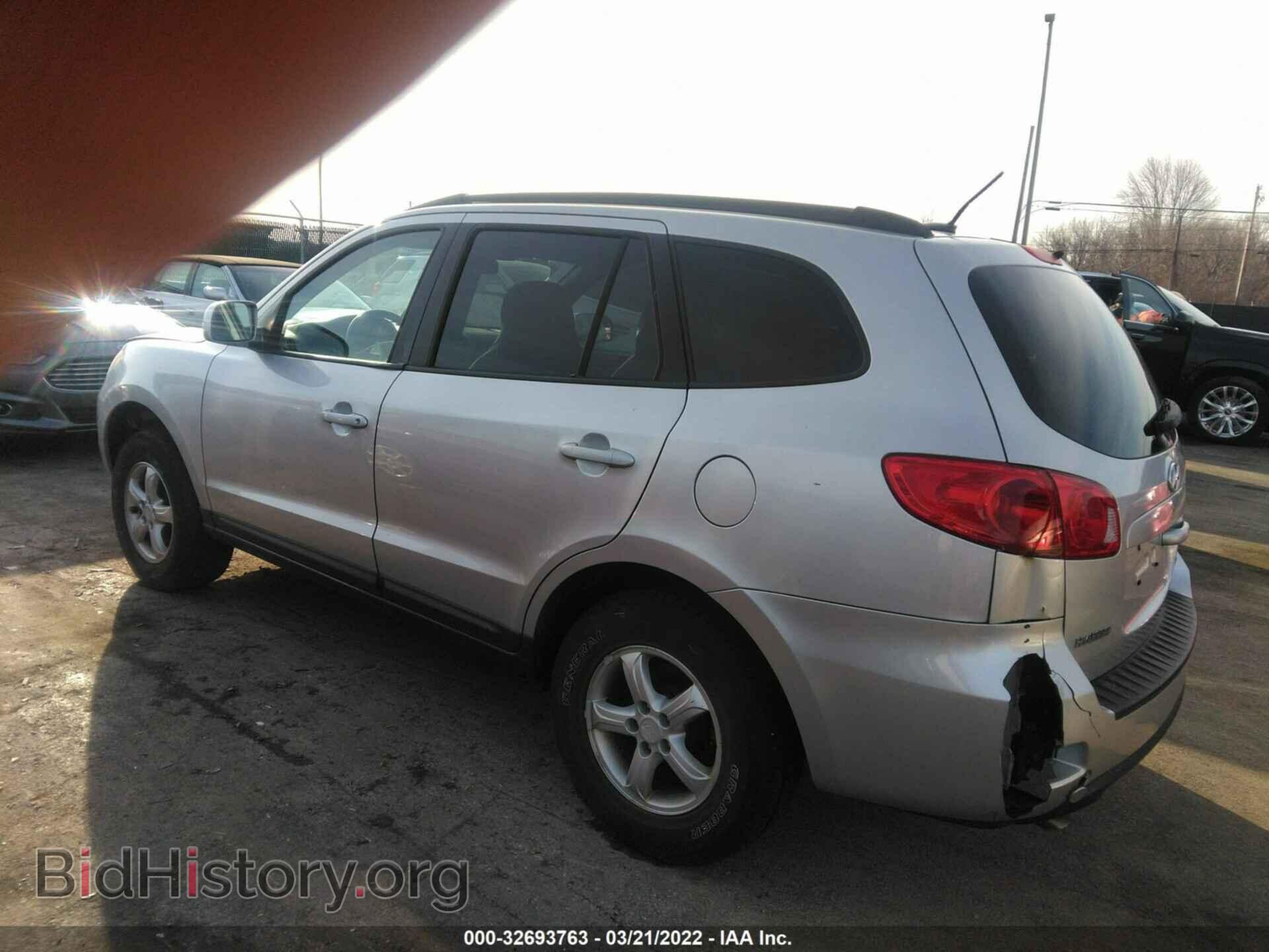 2008 HYUNDAI SANTA FE - VIN: 5NMSG13D38H200925 - Фото 3