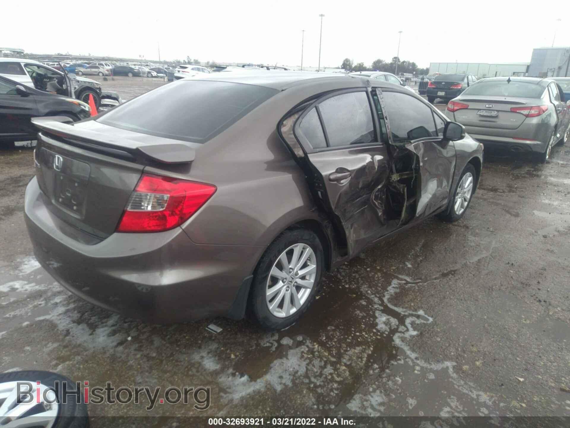 2012 HONDA CIVIC SDN - VIN: 2HGFB2F84CH511757 - Фото 4