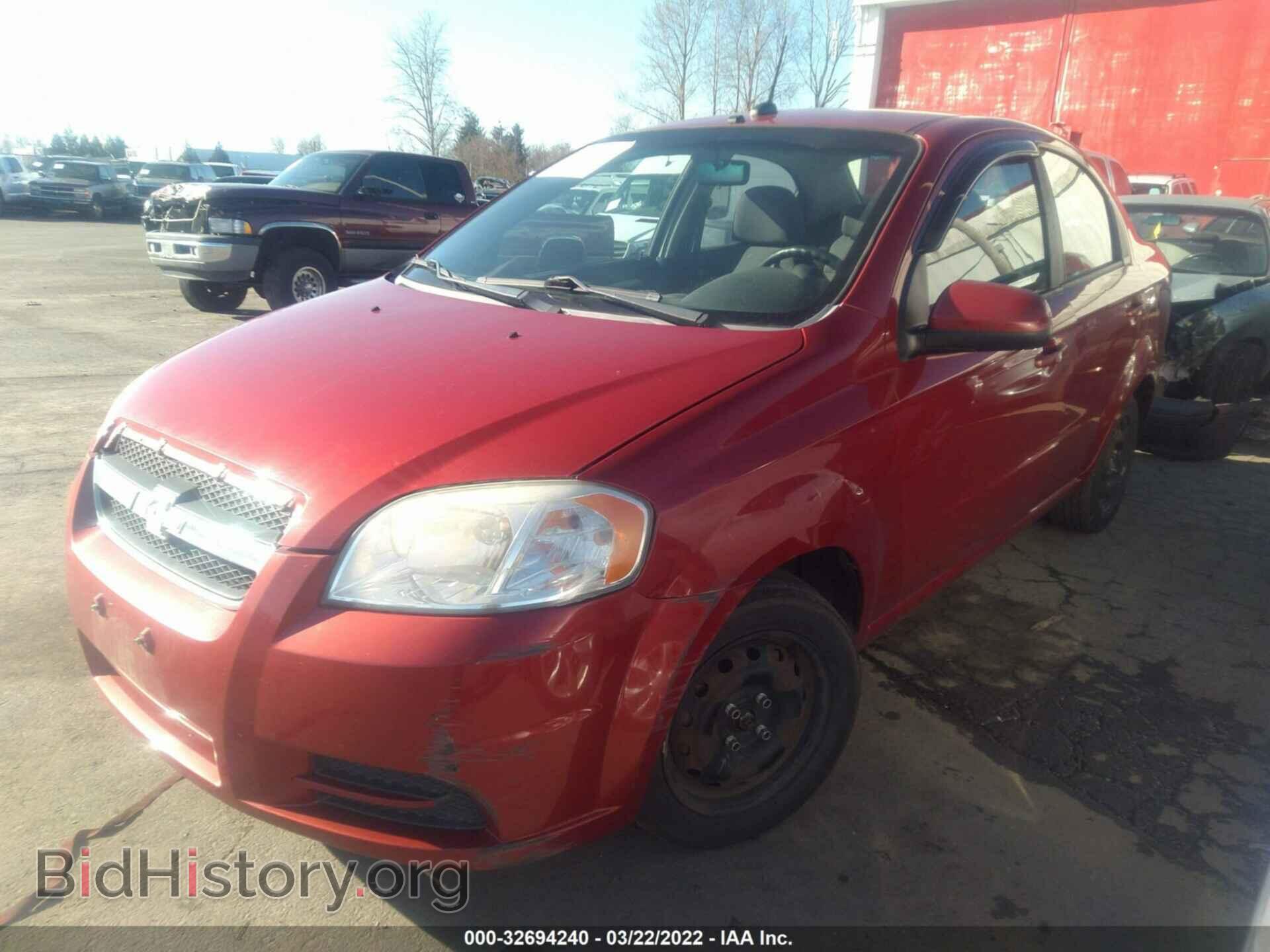 2010 CHEVROLET AVEO - VIN: KL1TD5DE2AB124496 - Фото 2