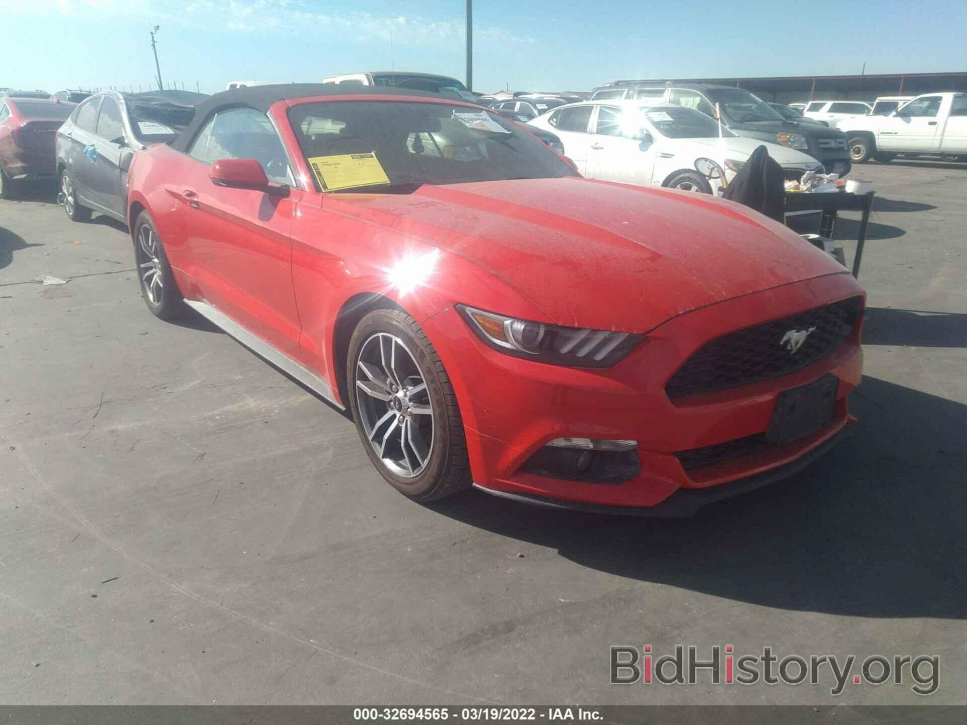 Photo 1FATP8UHXH5295023 - FORD MUSTANG 2017
