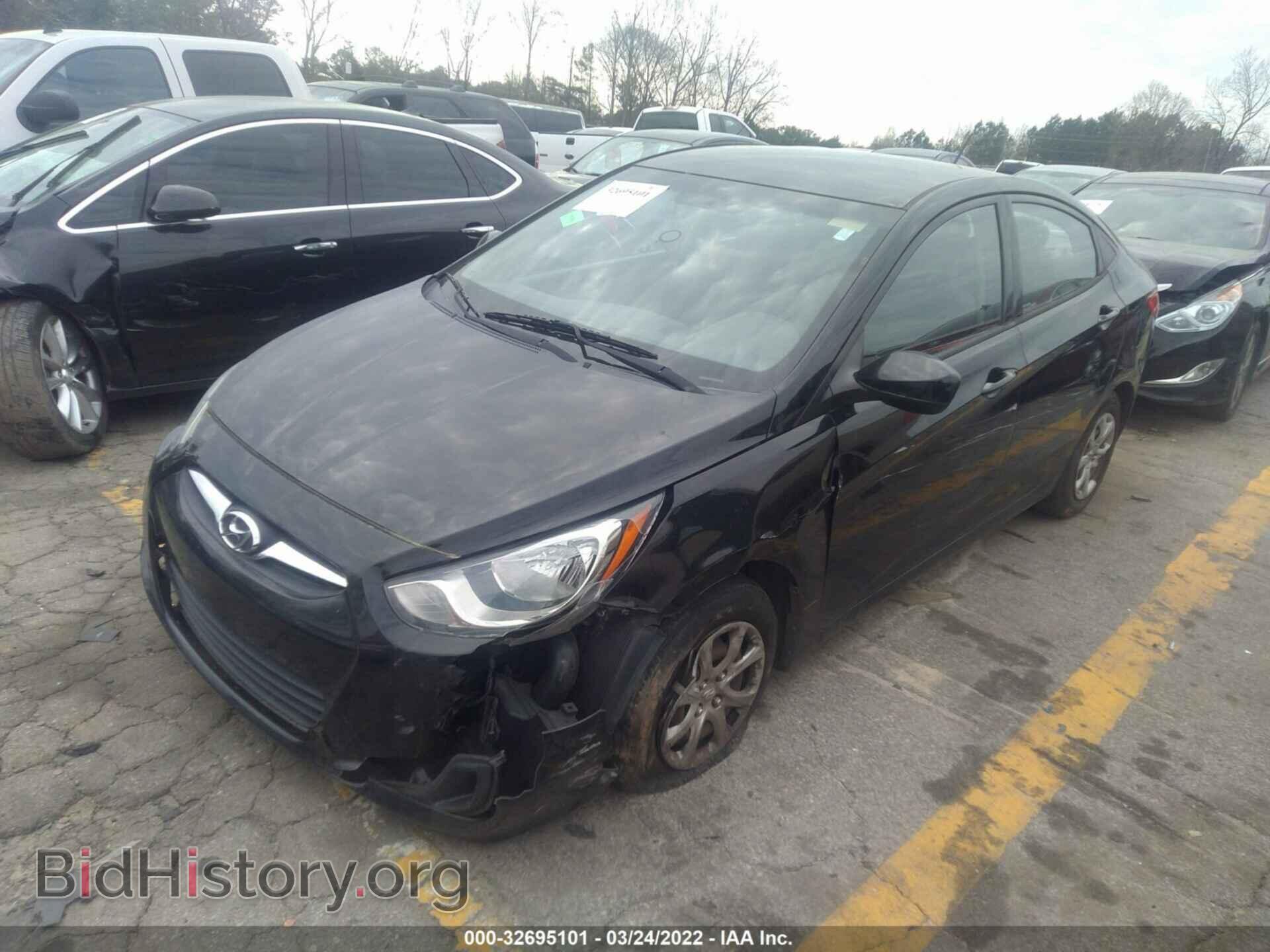 2013 HYUNDAI ACCENT - VIN: KMHCT4AE2DU560764 - Фото 2