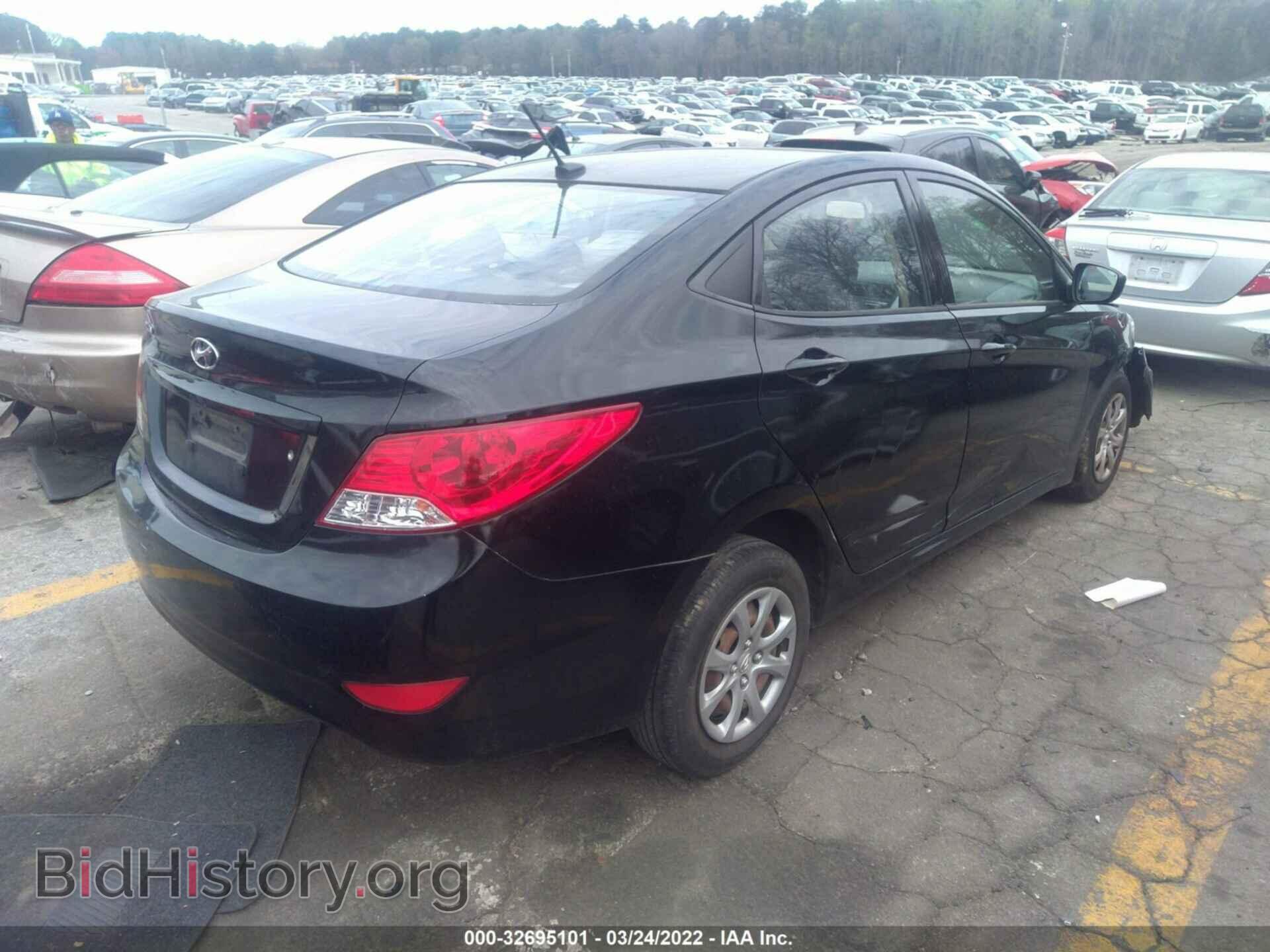 2013 HYUNDAI ACCENT - VIN: KMHCT4AE2DU560764 - Фото 4