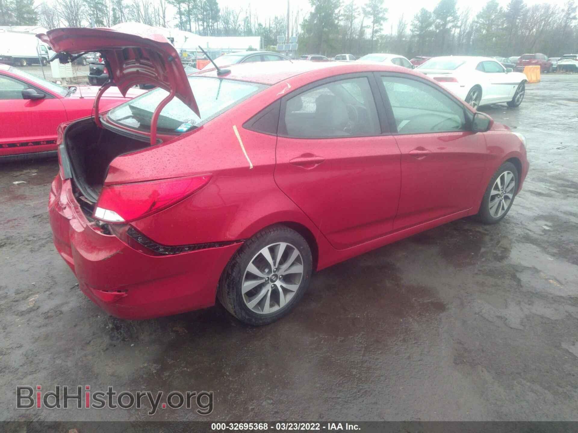 2017 HYUNDAI ACCENT - VIN: KMHCT4AE6HU373064 - Фото 4