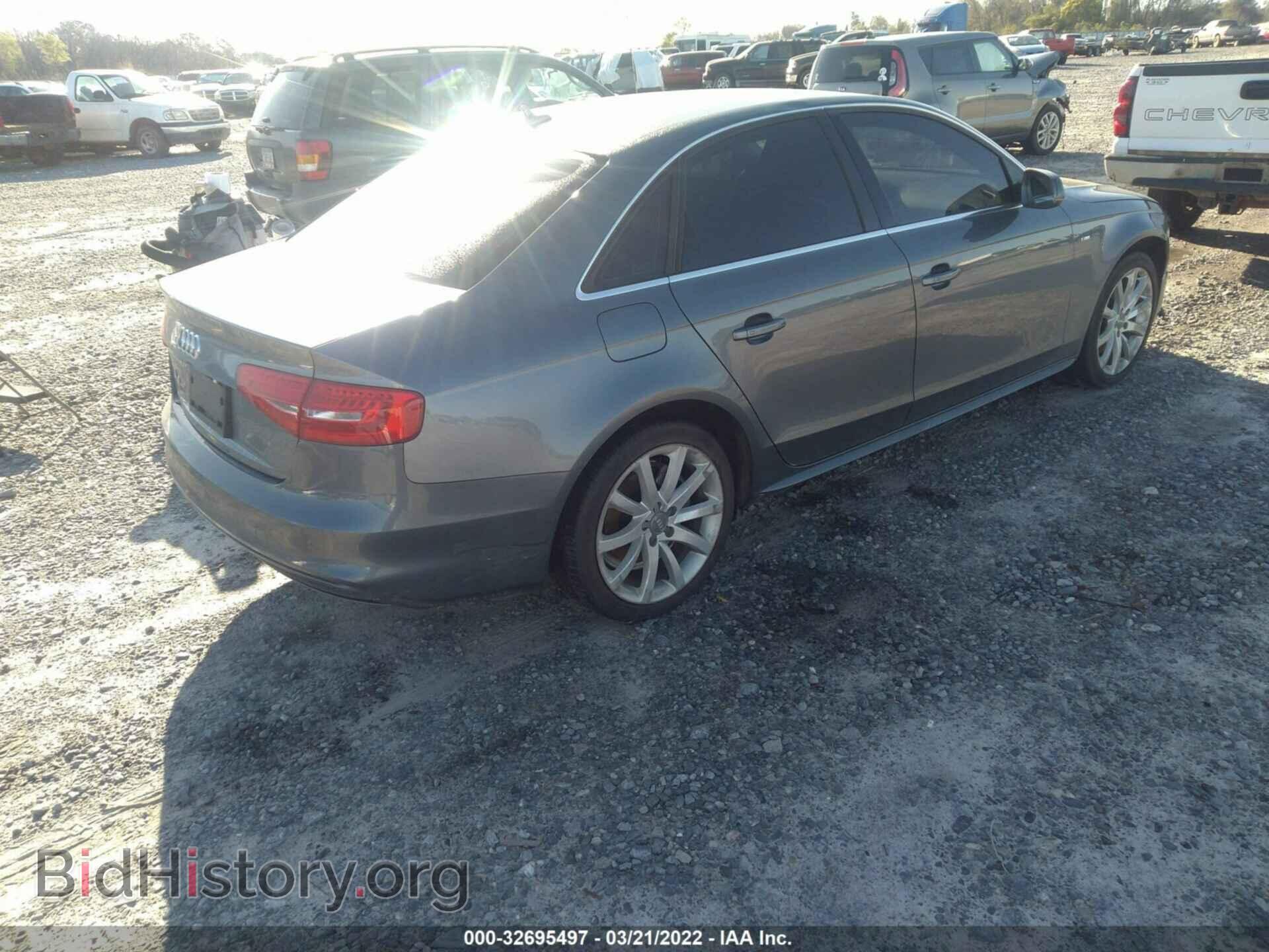 2014 AUDI A4 - VIN: WAUAFAFL6EN001218 - Фото 4