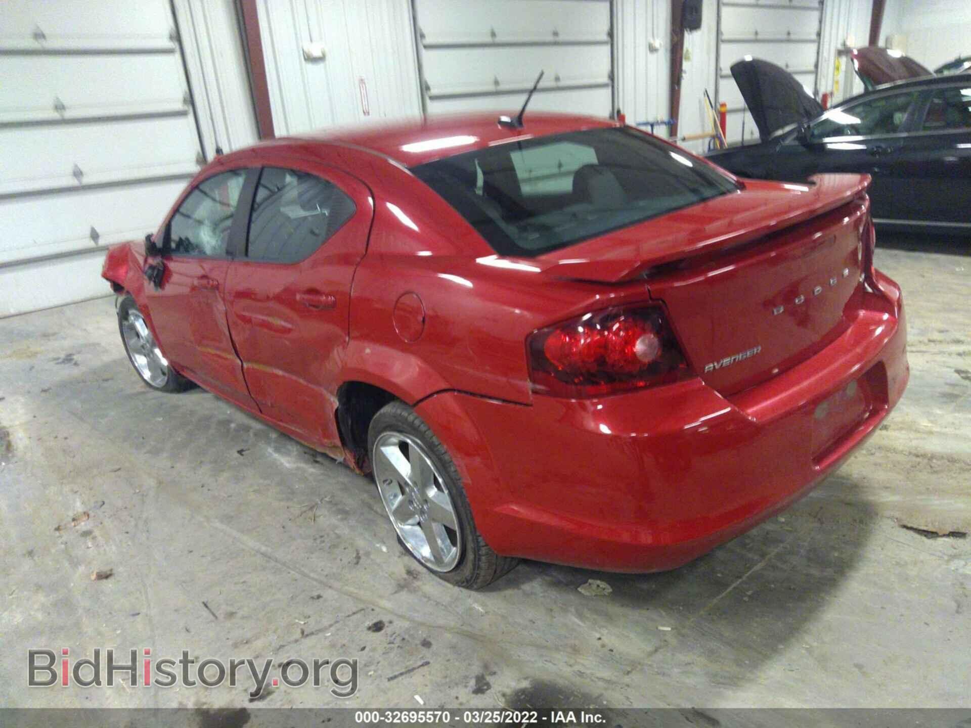2013 DODGE AVENGER - VIN: 1C3CDZCBXDN719059 - Фото 3