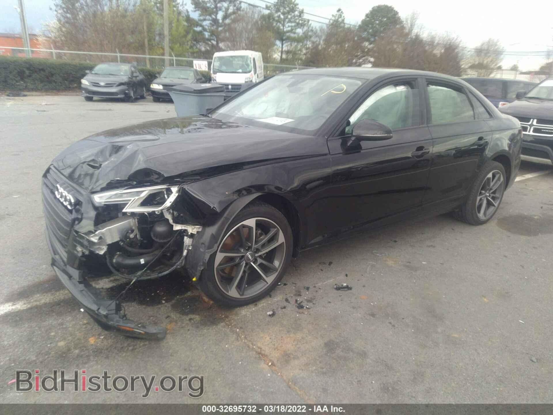 2019 AUDI A4 - VIN: WAUGMAF40KN018259 - Фото 2