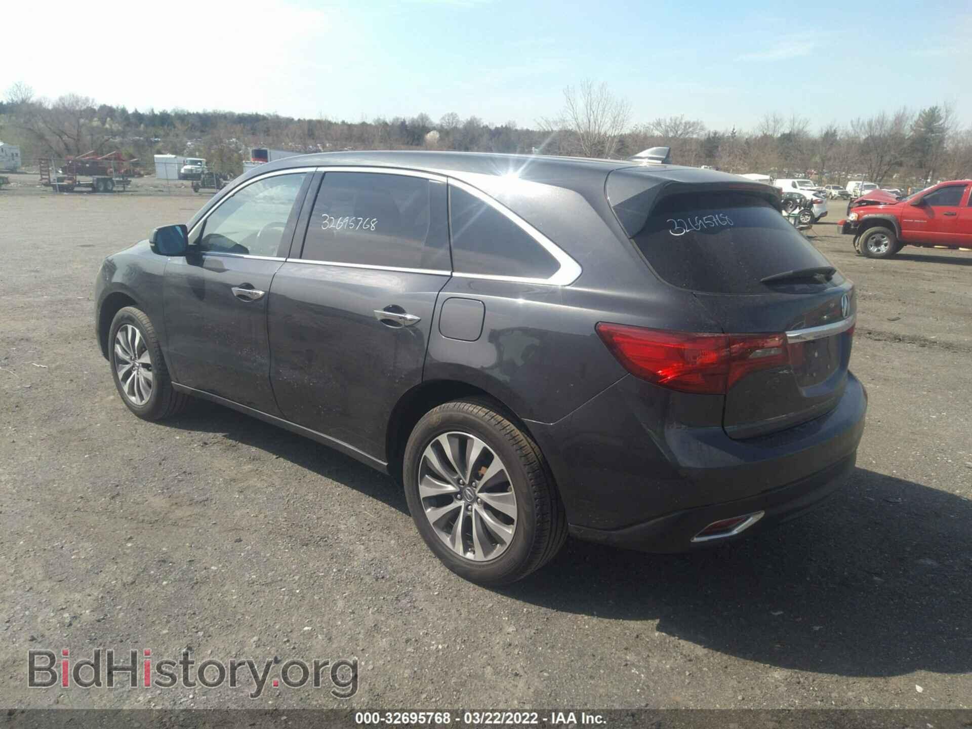 2016 ACURA MDX - VIN: 5FRYD4H43GB020565 - Фото 3
