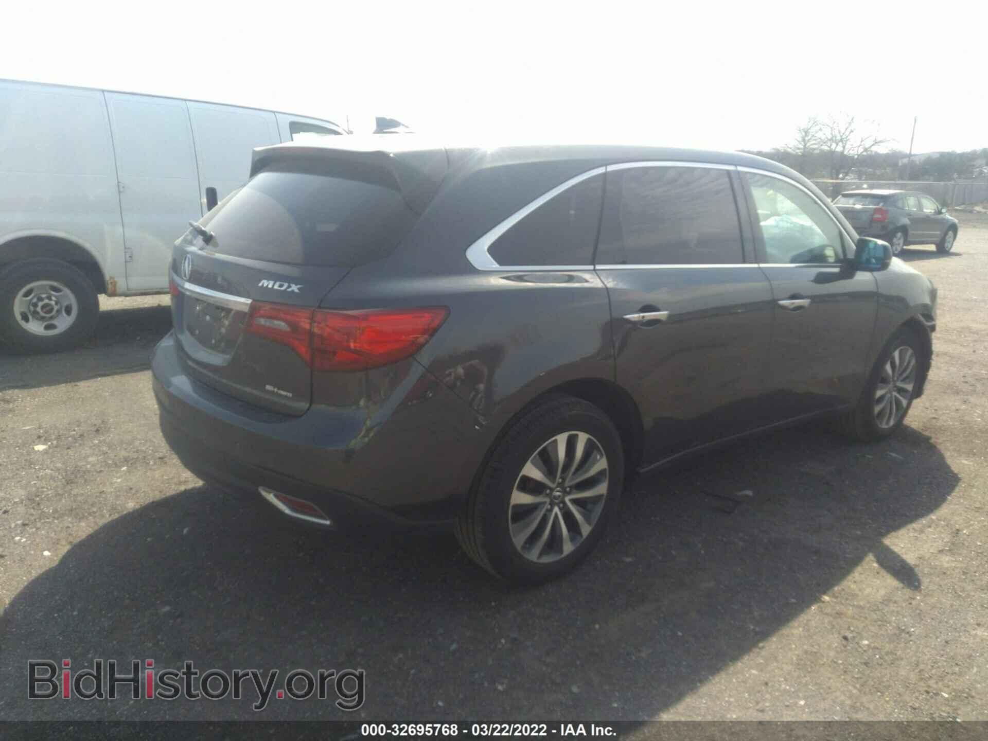 2016 ACURA MDX - VIN: 5FRYD4H43GB020565 - Фото 4