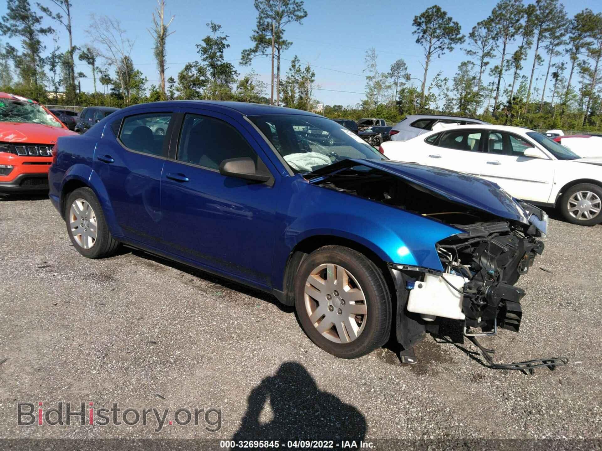 Photo 1C3CDZAB1CN243723 - DODGE AVENGER 2012