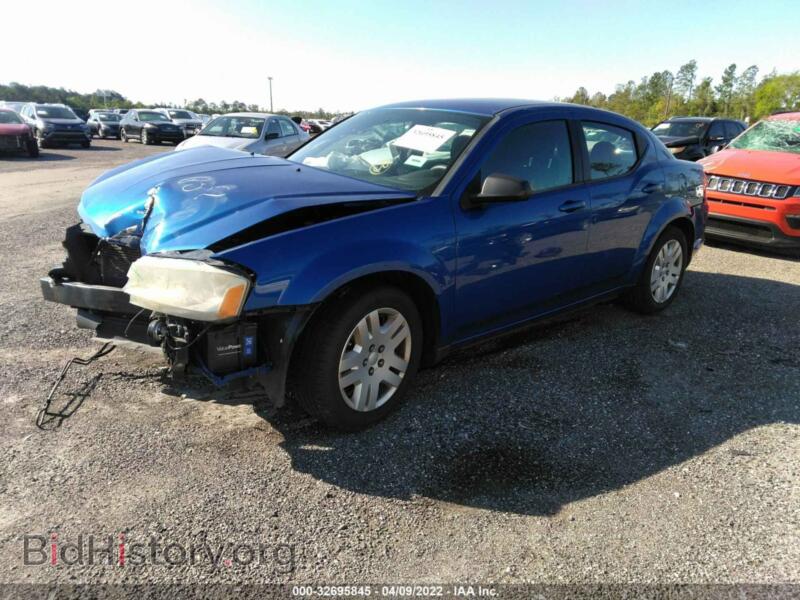 2012 Dodge AVENGER (VIN 1C3CDZAB1CN243723) — фото 2 из 12
