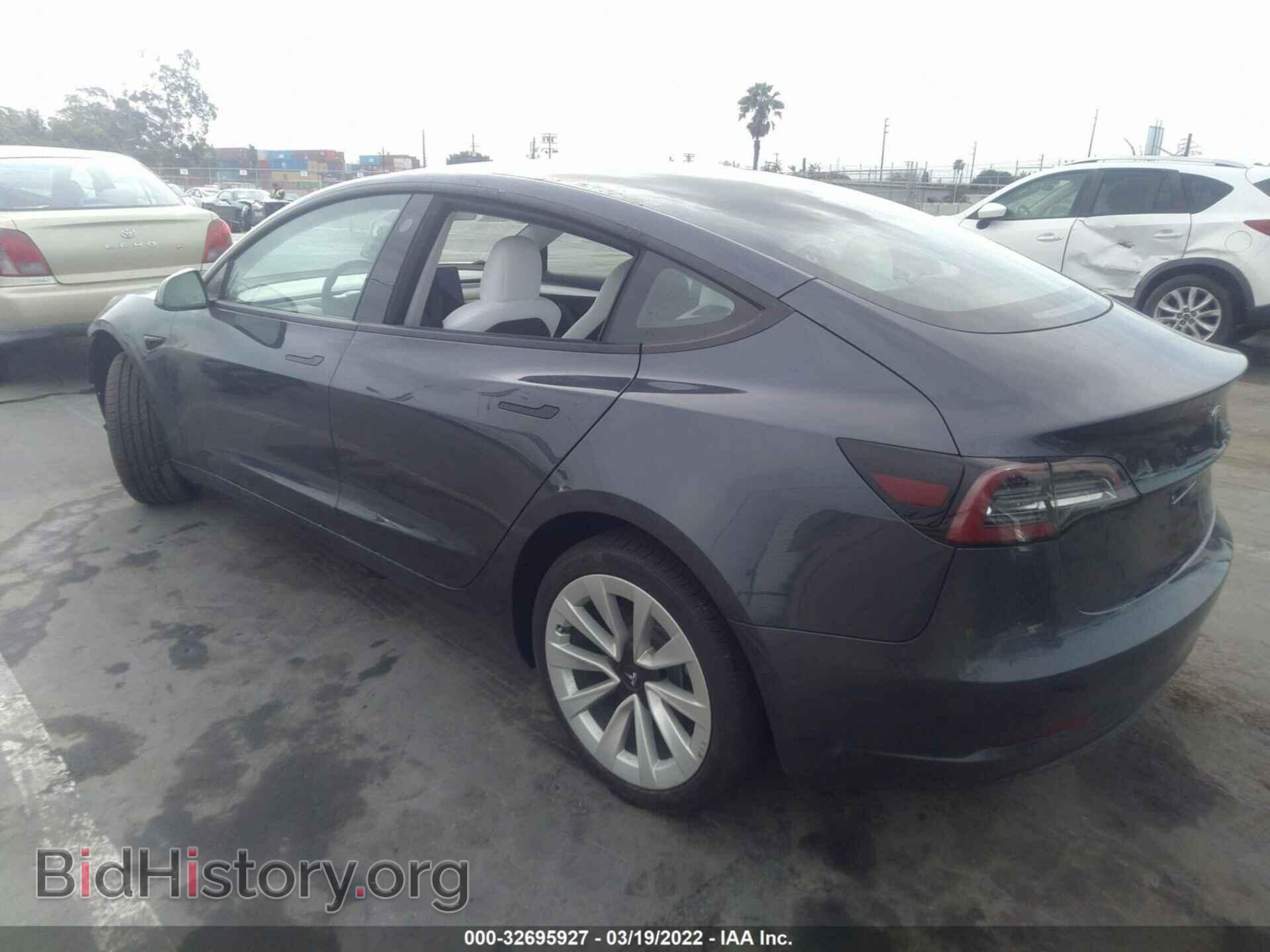 2022 TESLA MODEL 3 - VIN: 5YJ3E1EB9NF136232 - Фото 3