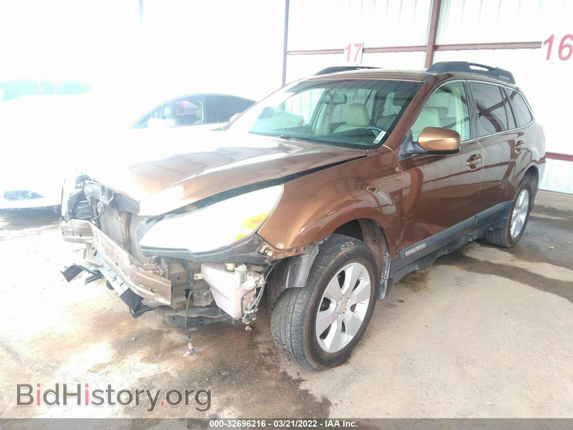 2011 SUBARU OUTBACK - VIN: 4S4BRBBC9B3341282 - Фото 2