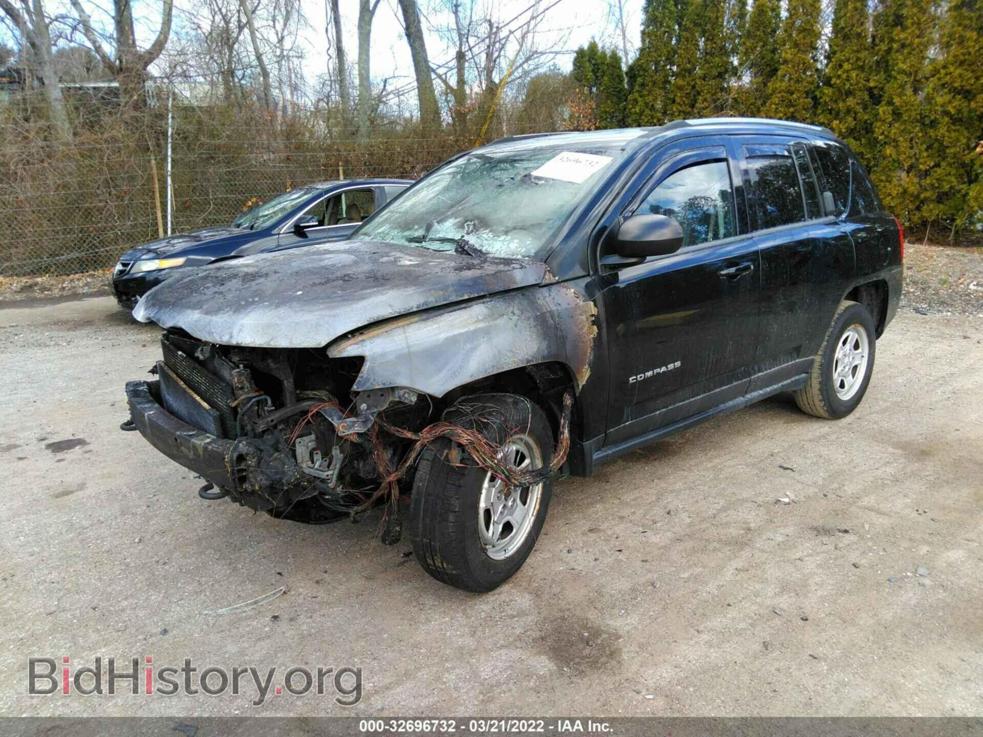2012 JEEP COMPASS - VIN: 1C4NJDBB2CD614988 - Фото 2