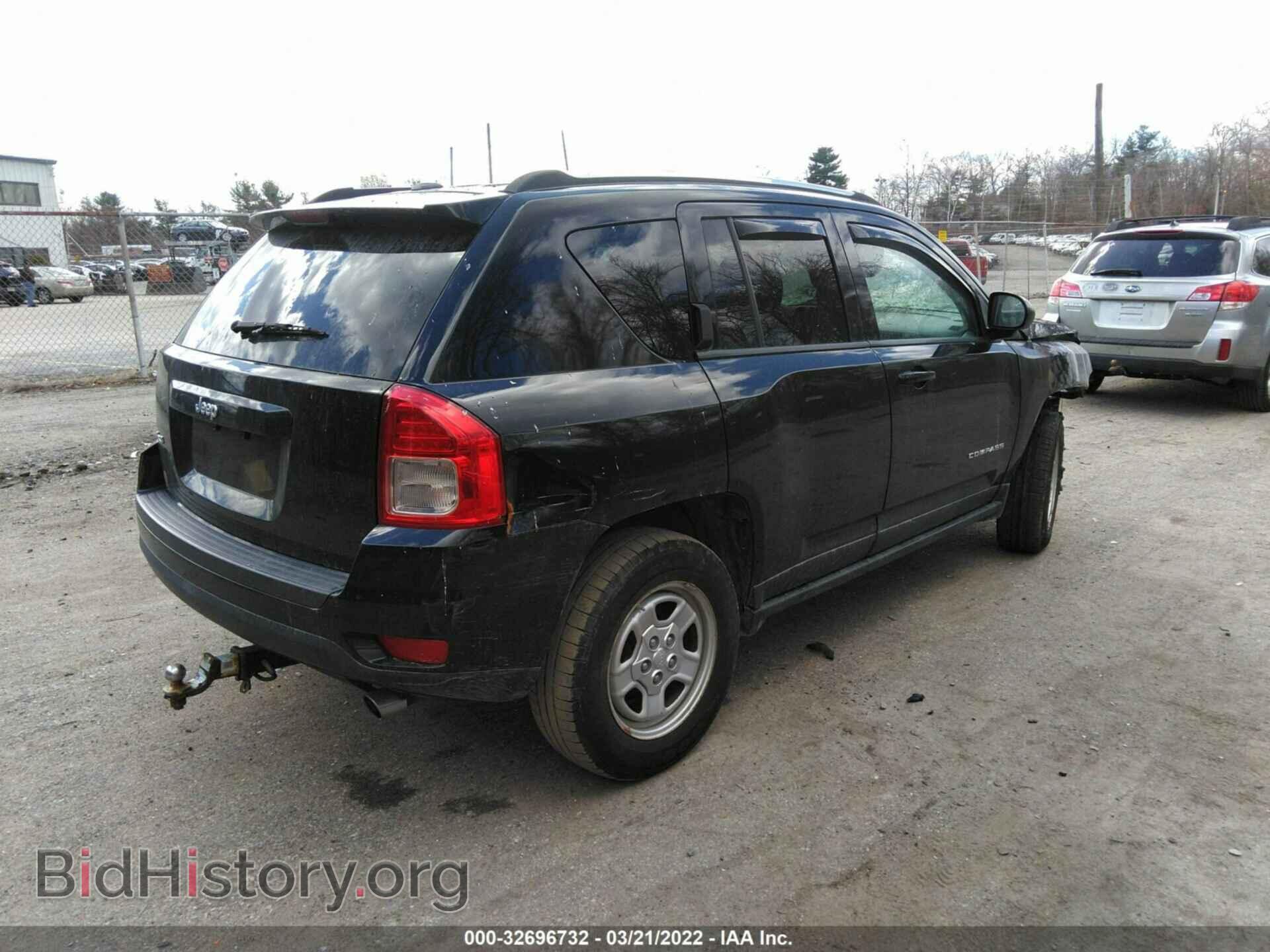 2012 JEEP COMPASS - VIN: 1C4NJDBB2CD614988 - Фото 4