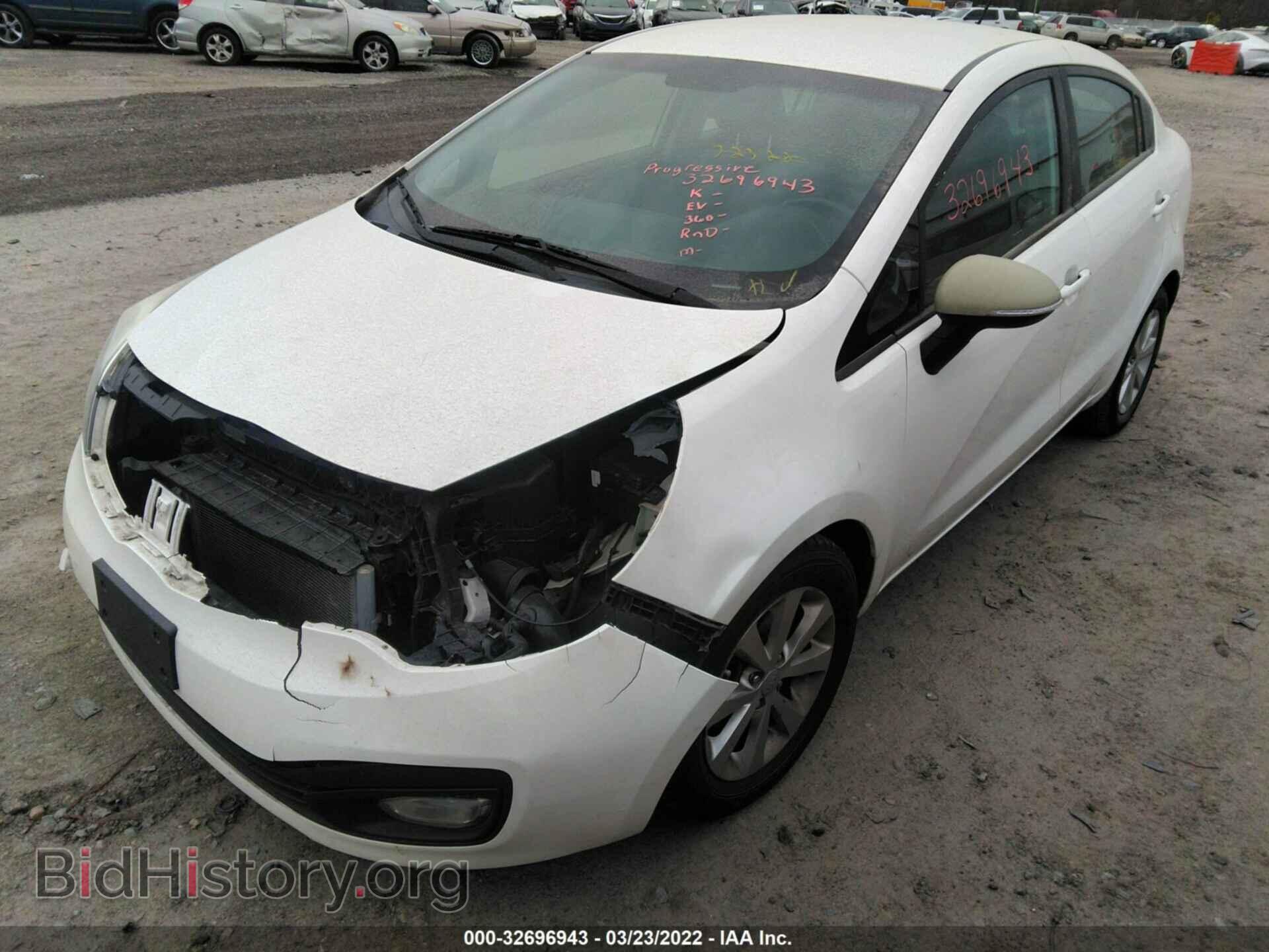 2015 KIA RIO - VIN: KNADN4A39F6466189 - Фото 2