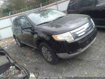 2007 Ford EDGE SEL, черный — VIN 2FMDK38C77BA21671, IAAI