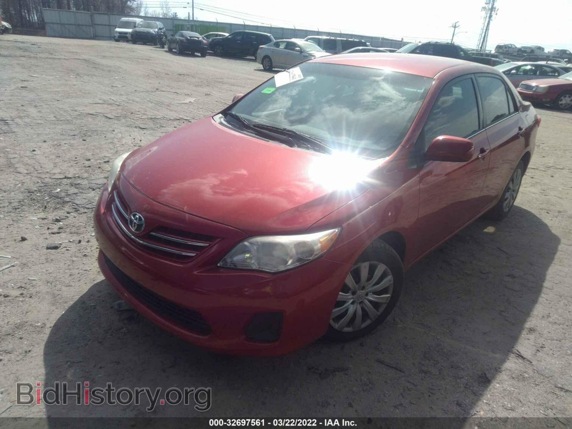 2013 TOYOTA COROLLA - VIN: 2T1BU4EE0DC988725 - Фото 2