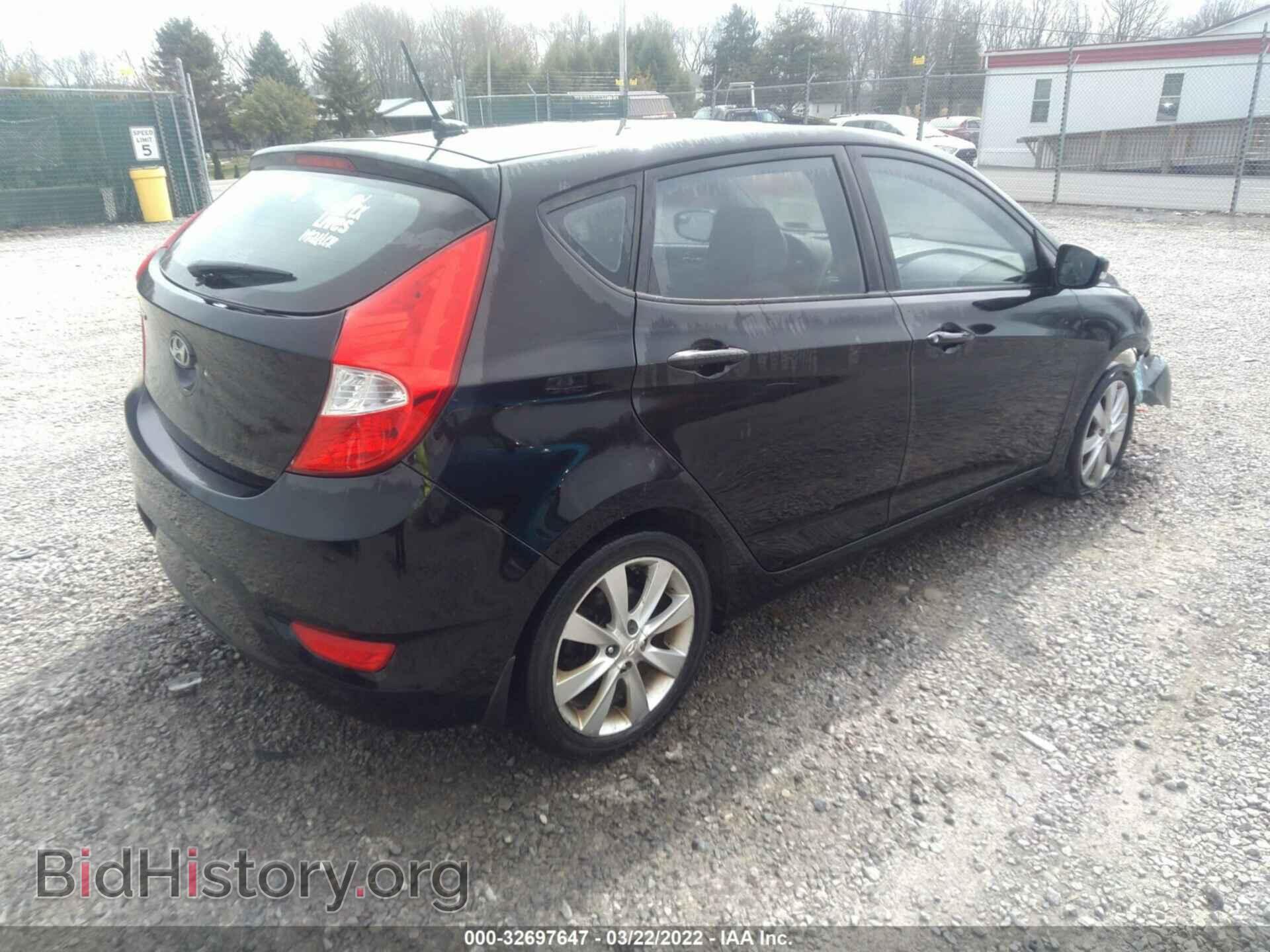 2014 HYUNDAI ACCENT - VIN: KMHCU5AEXEU145907 - Фото 4