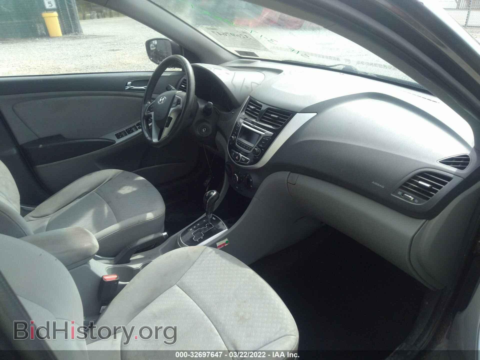 2014 HYUNDAI ACCENT - VIN: KMHCU5AEXEU145907 - Фото 5