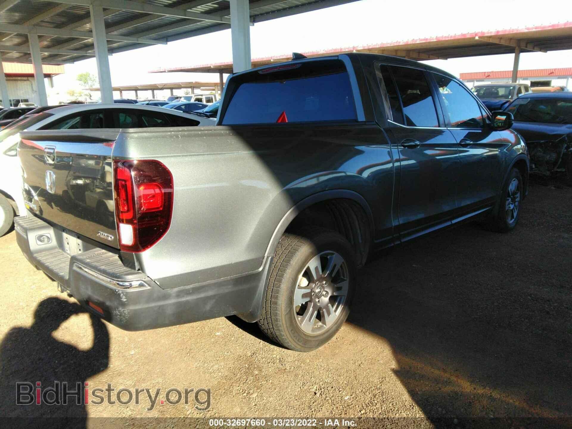 2017 HONDA RIDGELINE - VIN: 5FPYK3F54HB015669 - Фото 4