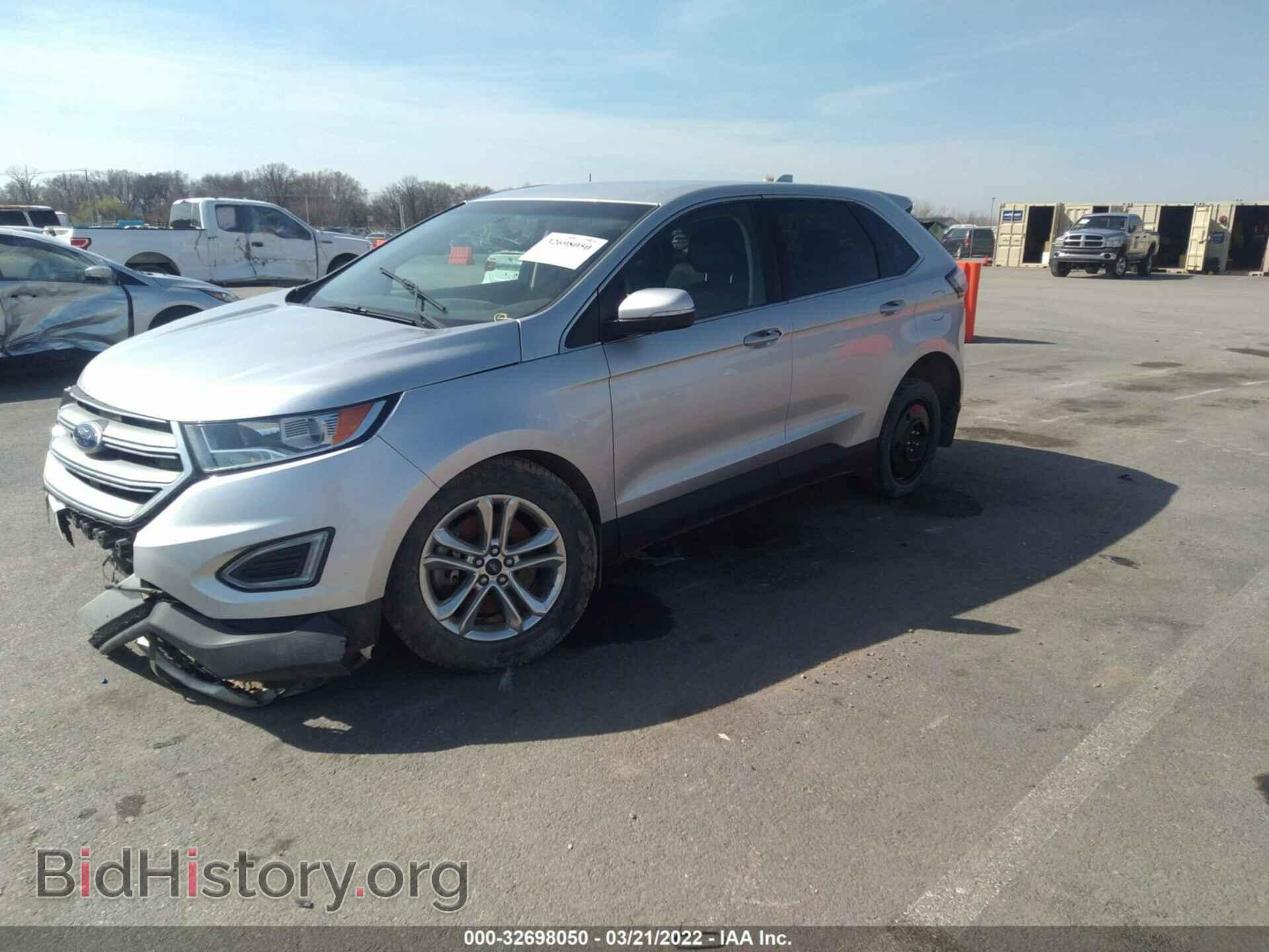2015 FORD EDGE - VIN: 2FMTK4J94FBB71929 - Photo 2