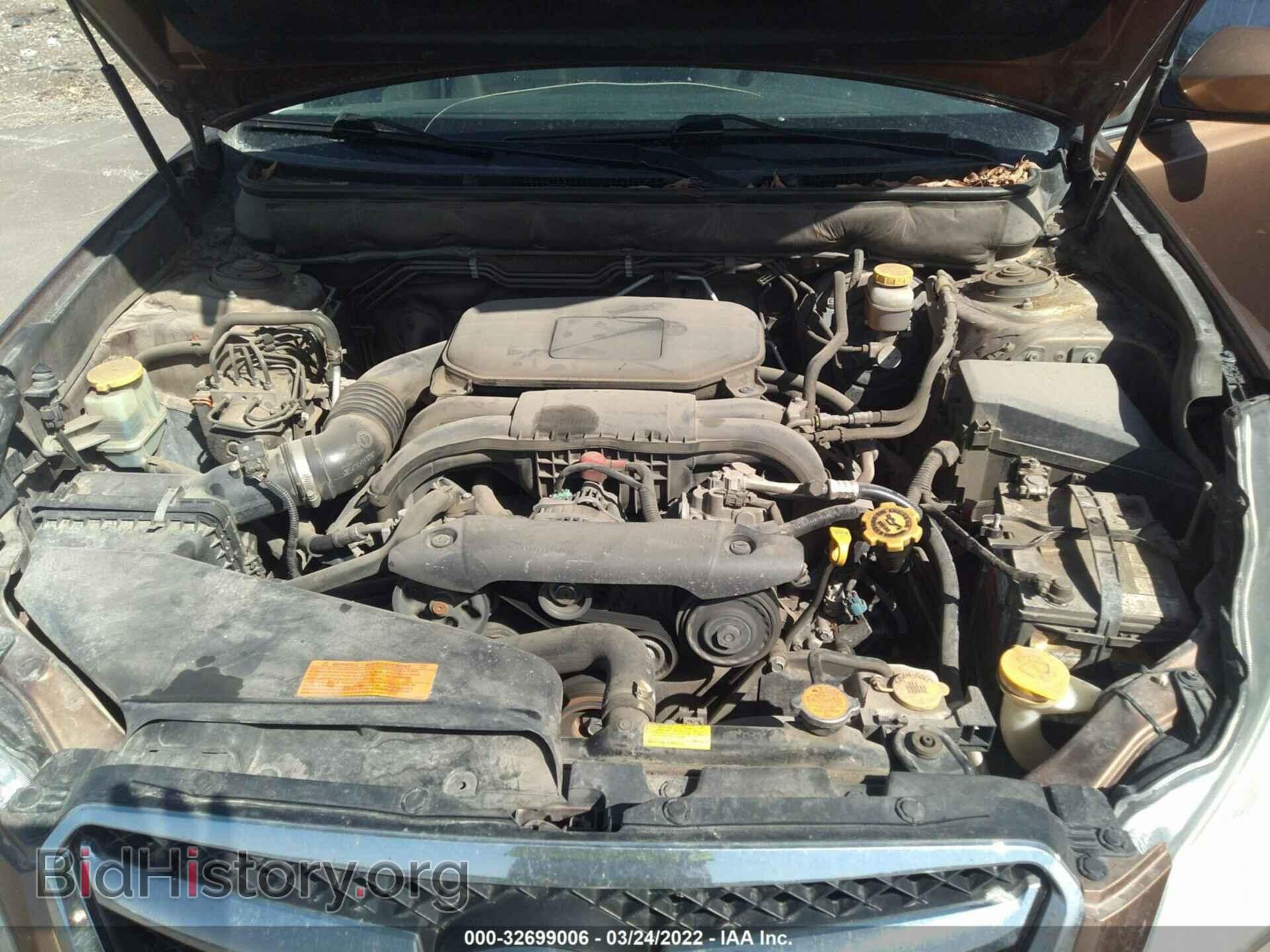 2012 SUBARU LEGACY - VIN: 4S3BMBB65C3025490 - Фото 10