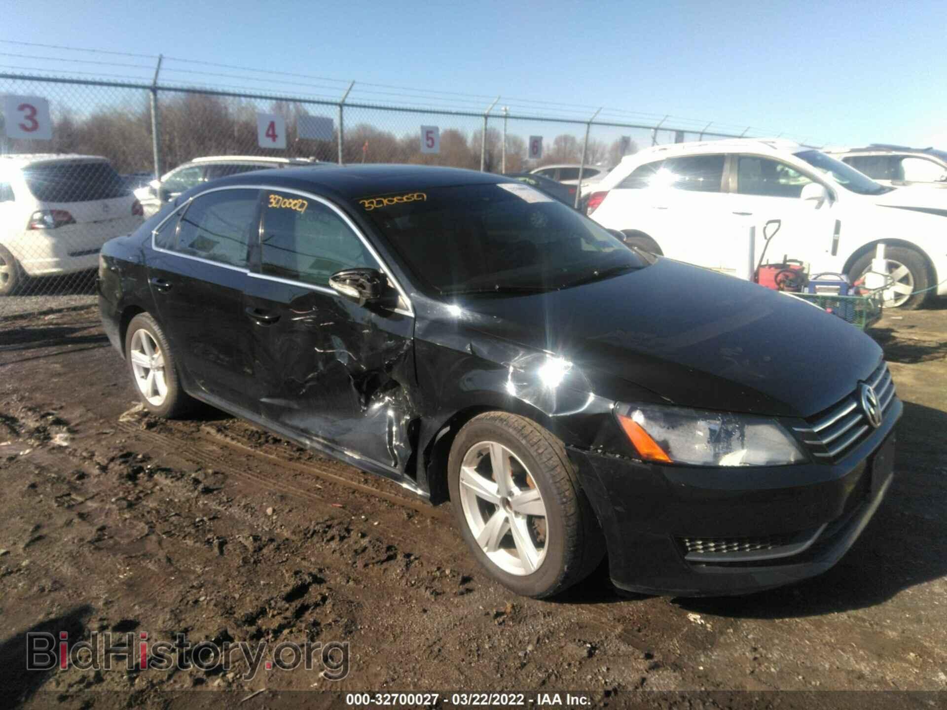 Photo 1VWBP7A34CC037123 - VOLKSWAGEN PASSAT 2012