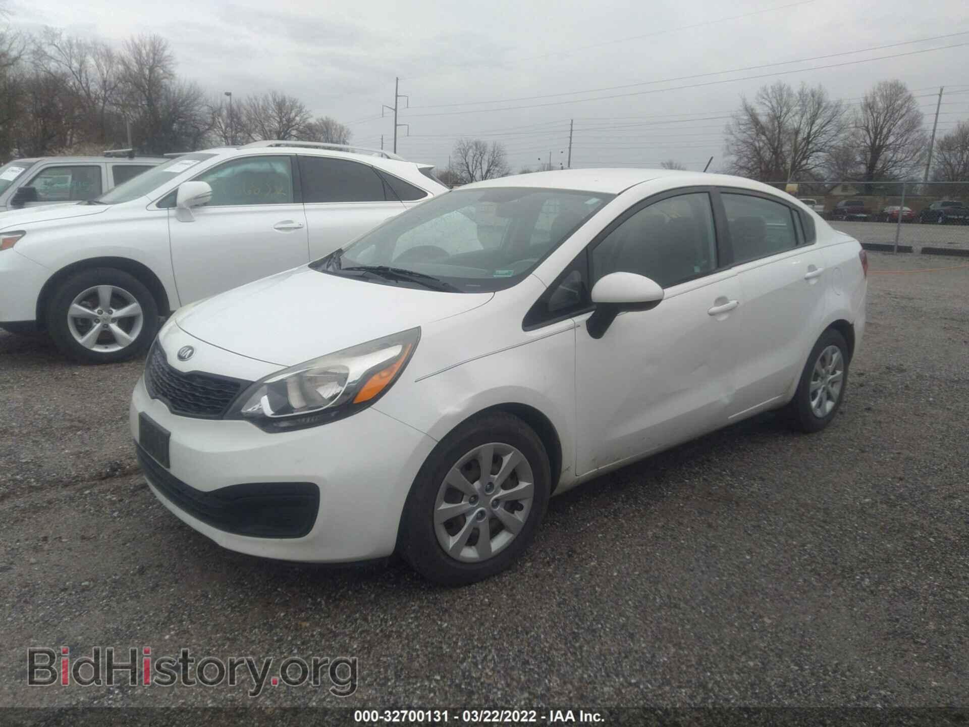 2013 KIA RIO - VIN: KNADM4A34D6306883 - Фото 2