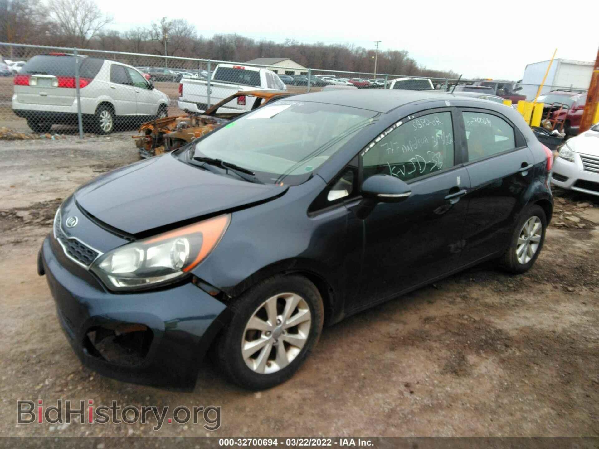 2013 KIA RIO - VIN: KNADN5A36D6119907 - Photo 2