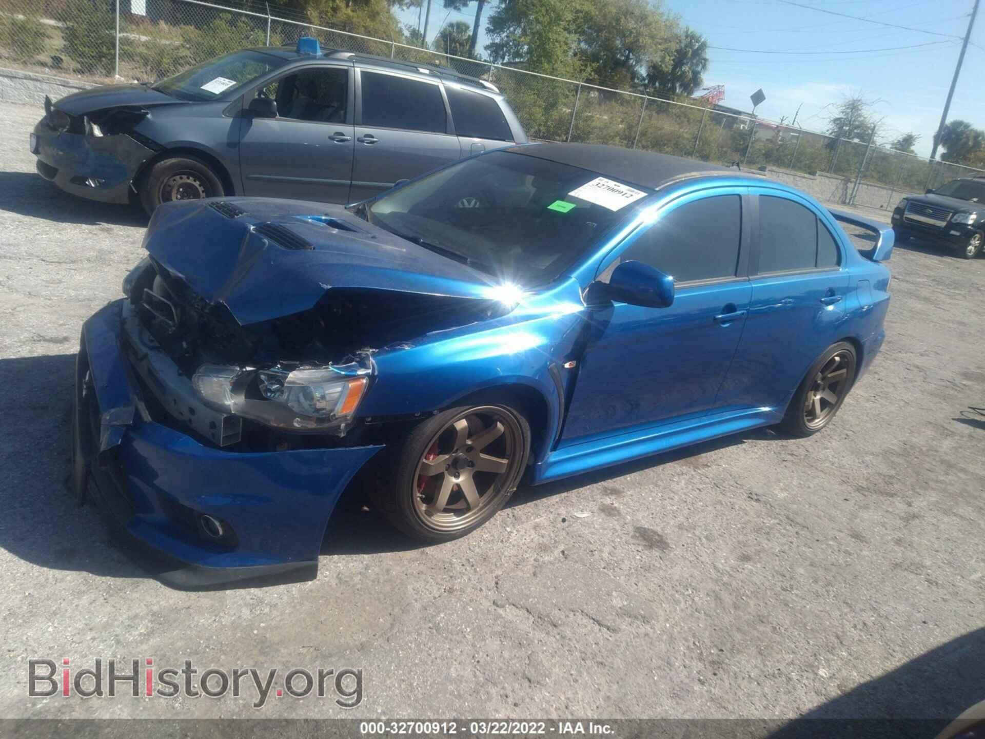 2012 MITSUBISHI LANCER EVOLUTION - VIN: JA32W8FV5CU028428 - Фото 2